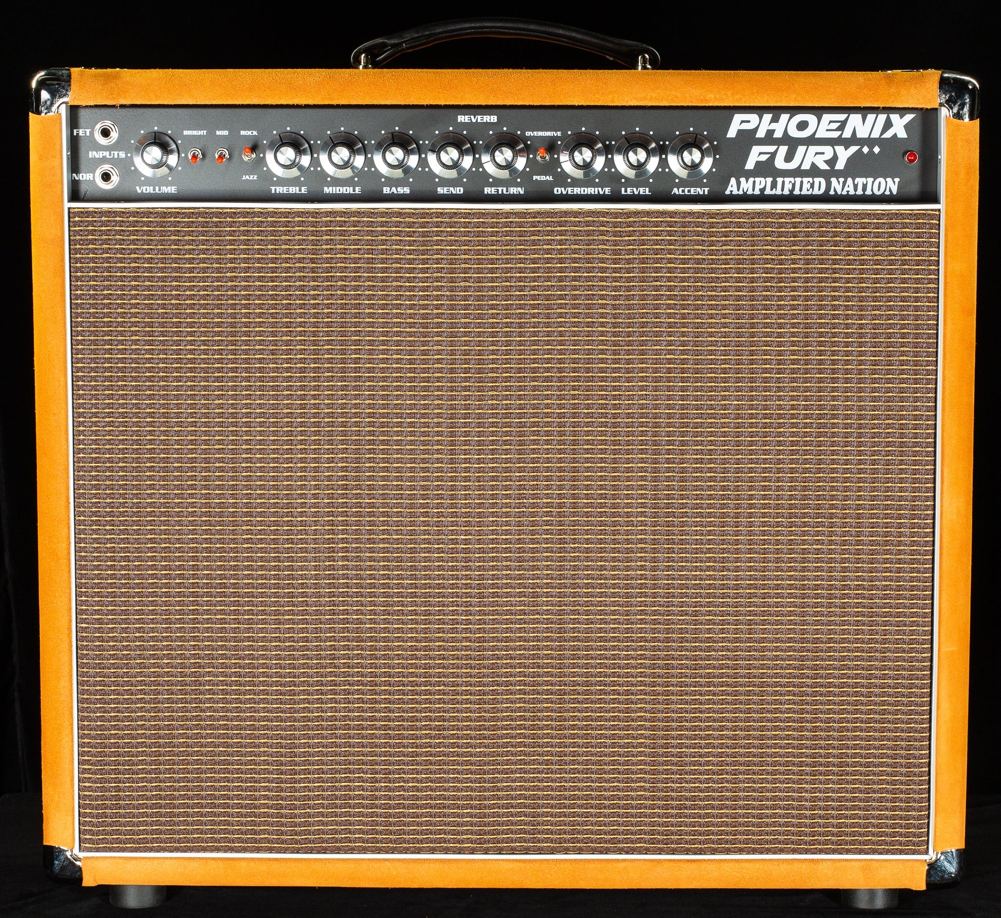 Amplified Nation Phoenix Fury 50w Combo Golden Brown Suede / Oxblood (061)