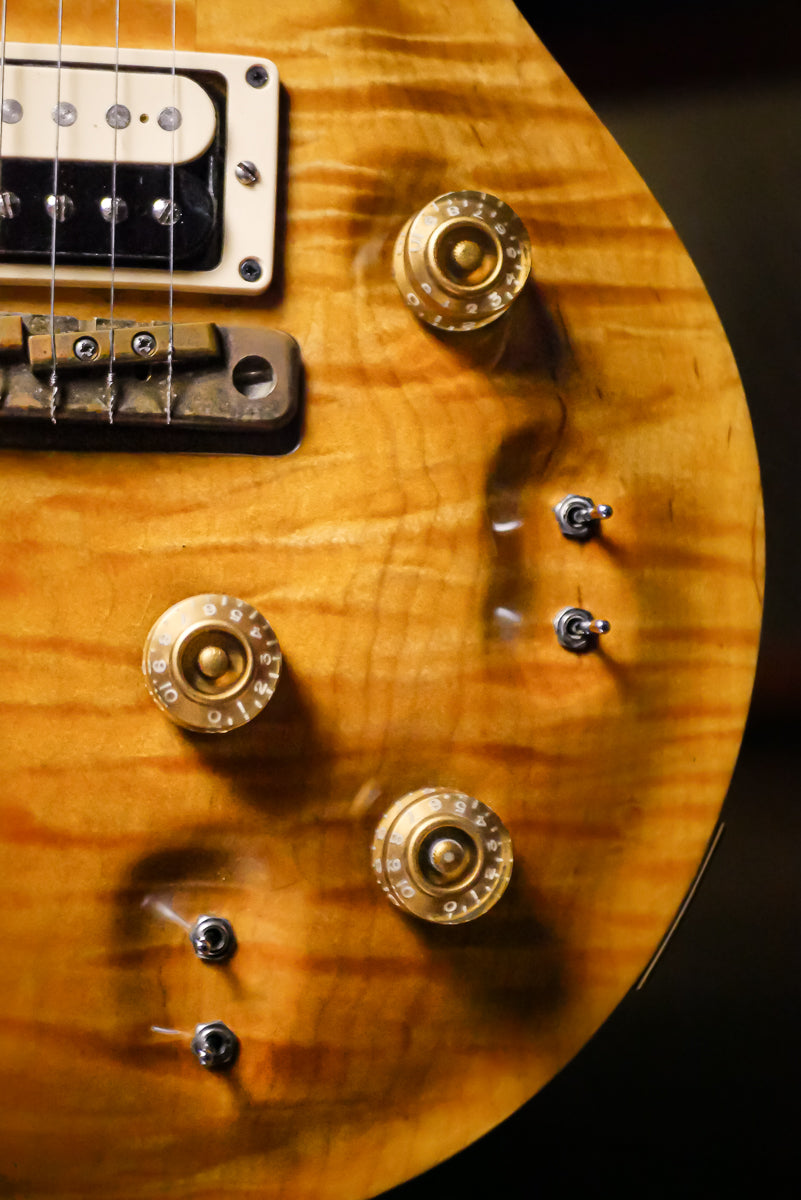 1983 Paul Reed Smith Carlos Santana Custom Doubleneck Electric Guitar - Vintage Yellow