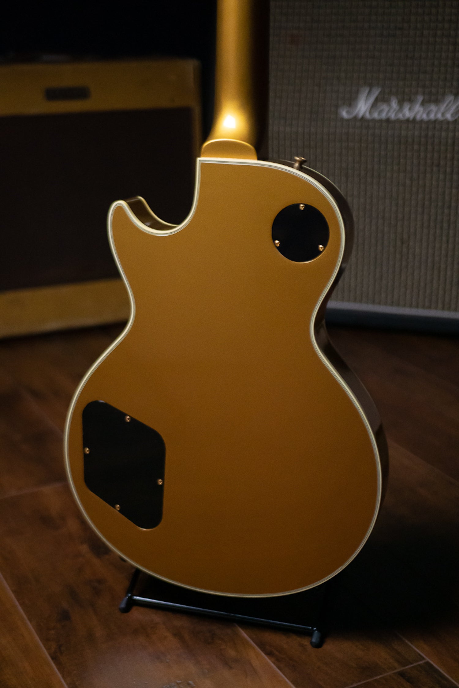 2007 Gibson Custom Shop Les Paul Custom 50th Anniversary Electric Guitar - Gold