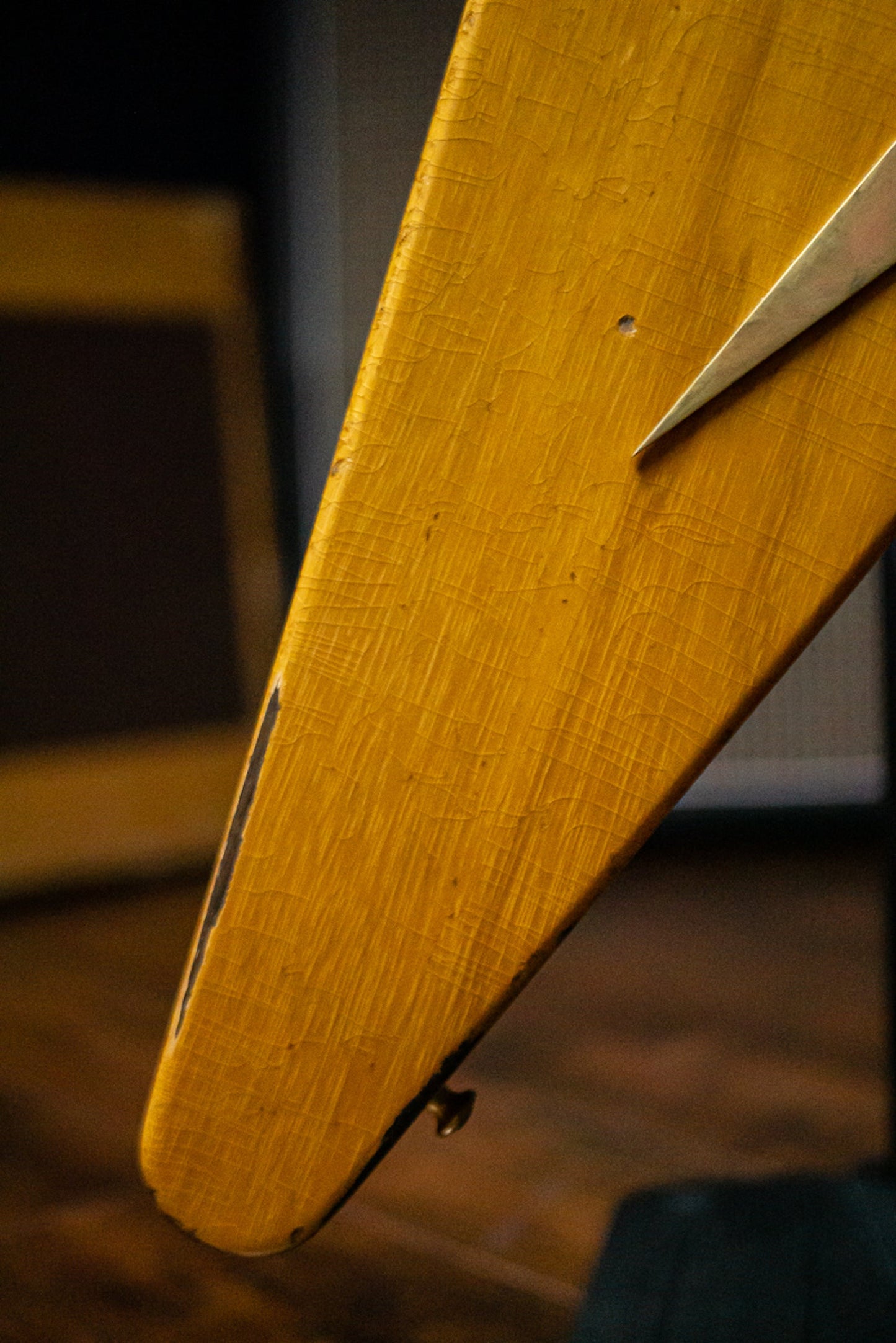 2021 Gibson Custom Shop 58 Korina Flying V Brazilian Rosewood Fingerboard Murphy Lab Light Aged GH Electric Guitar - Natural 81031