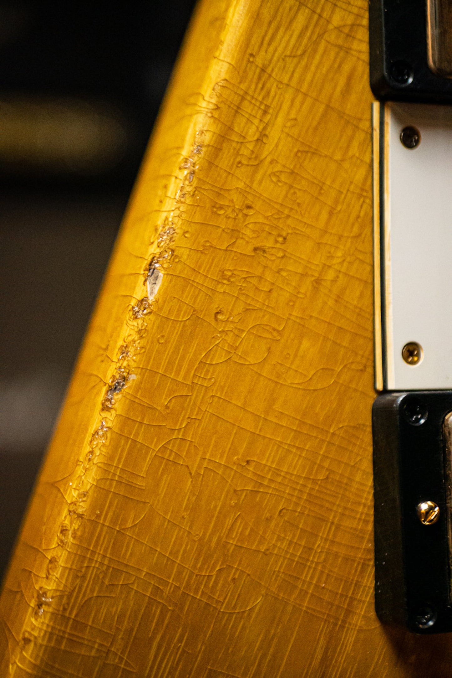 Gibson Custom Shop 58 Korina Flying V Brazilian Rosewood Fingerboard Murphy Lab Light Aged GH Electric Guitar - Natural 81034