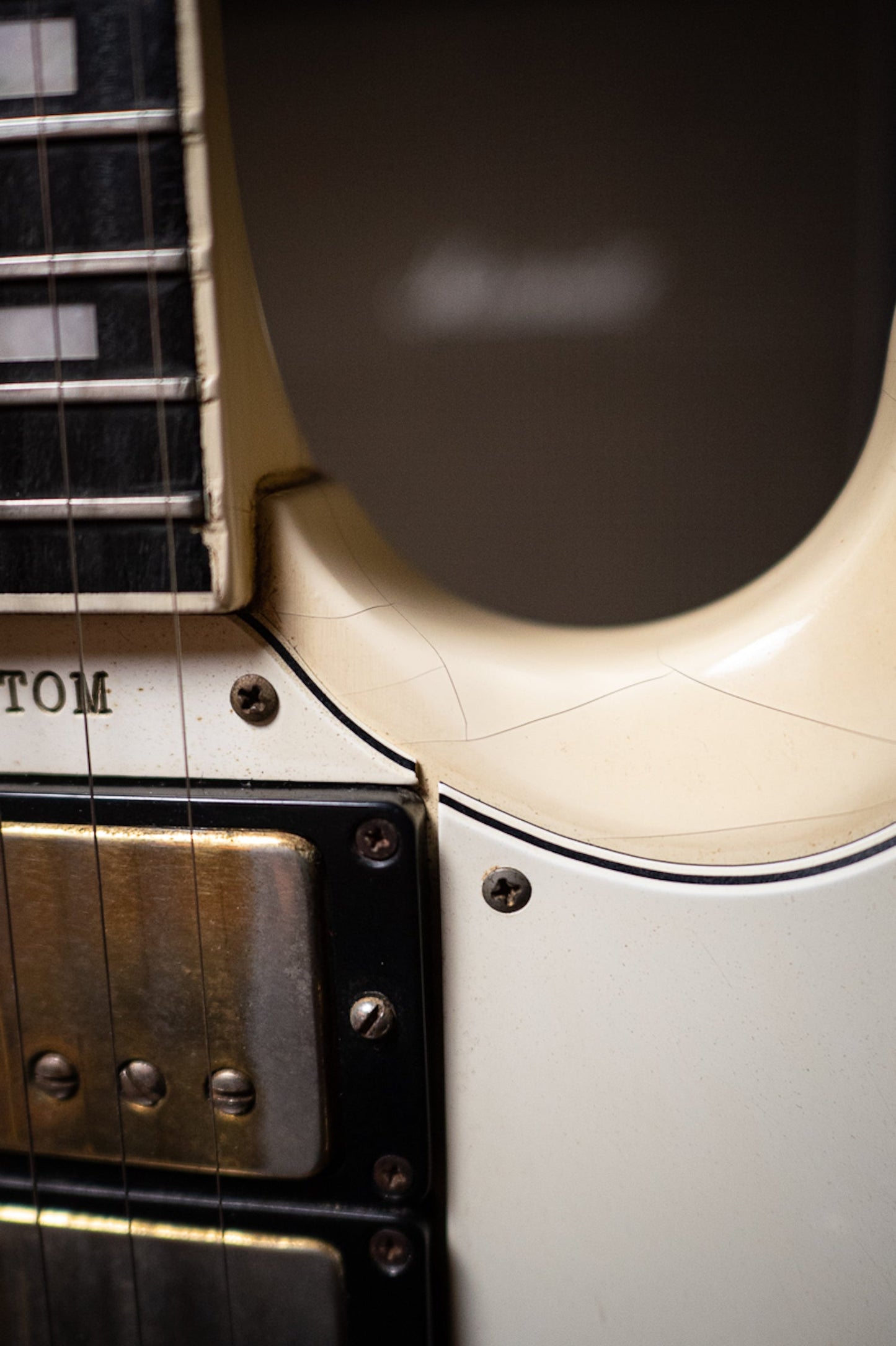 1965 Gibson SG Custom W/ Bigsby Electric Guitar - White