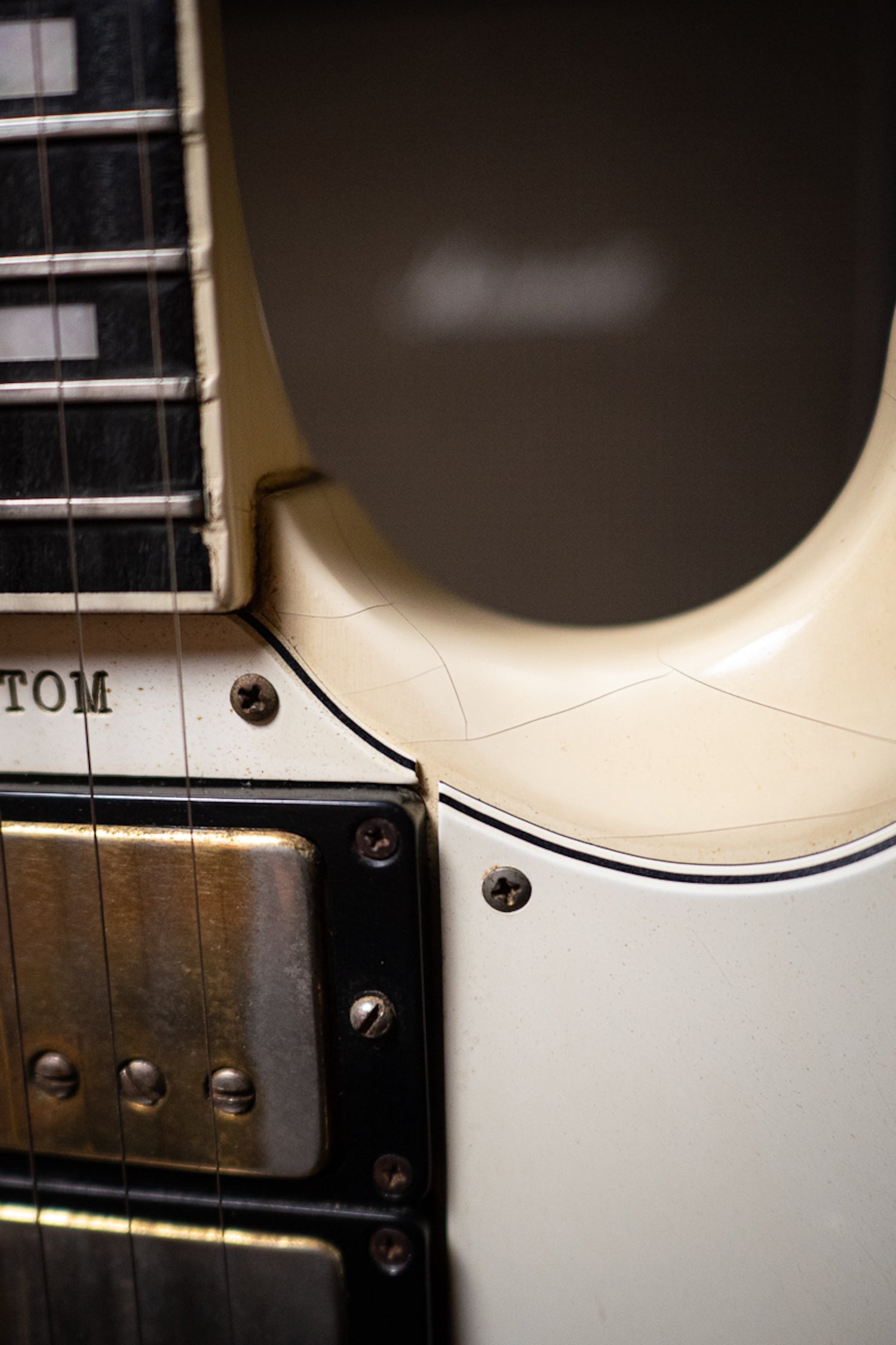 1965 Gibson SG Custom W/ Bigsby Electric Guitar - White