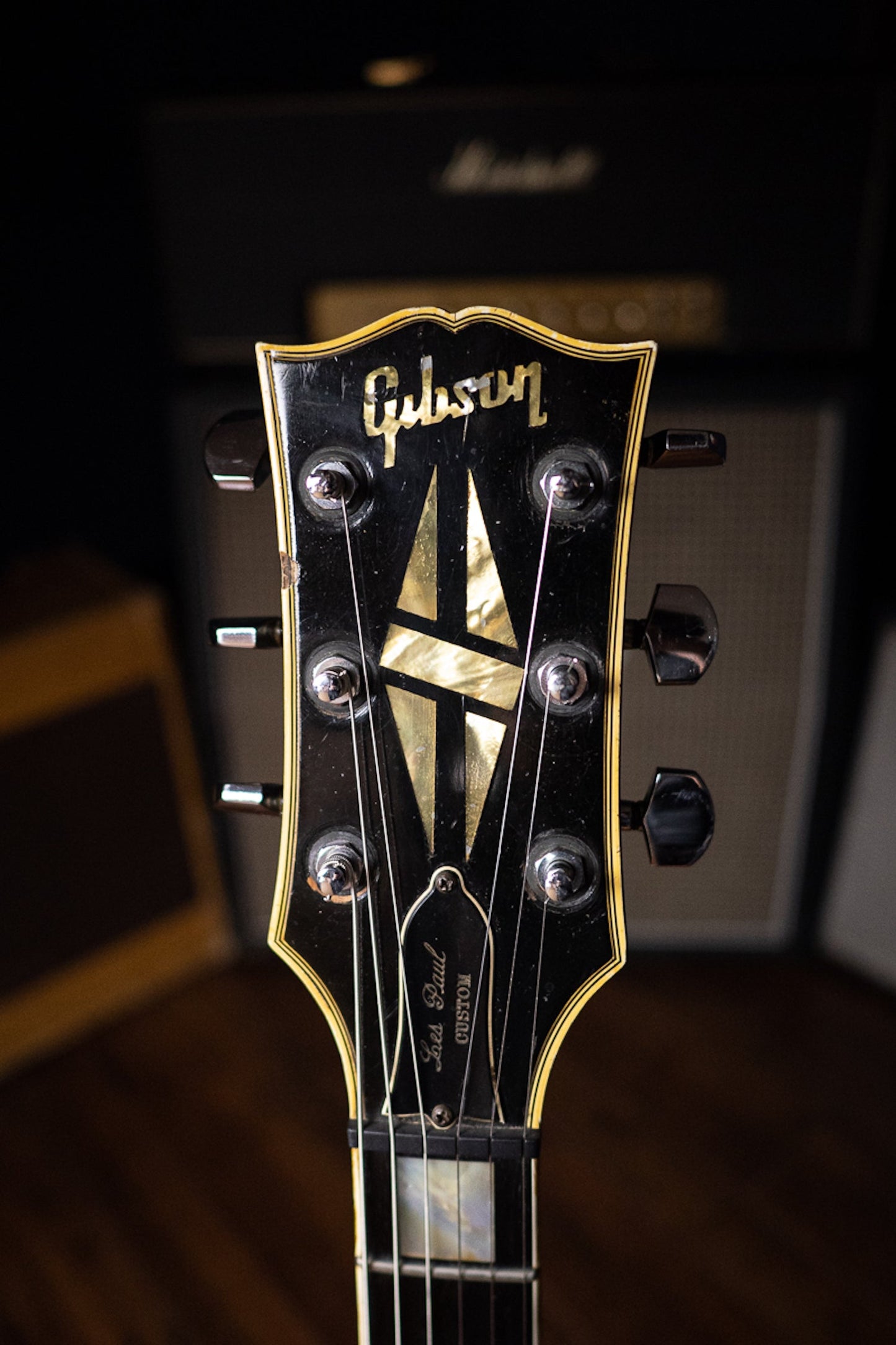 1969 Gibson Les Paul Custom Electric Guitar - Ebony