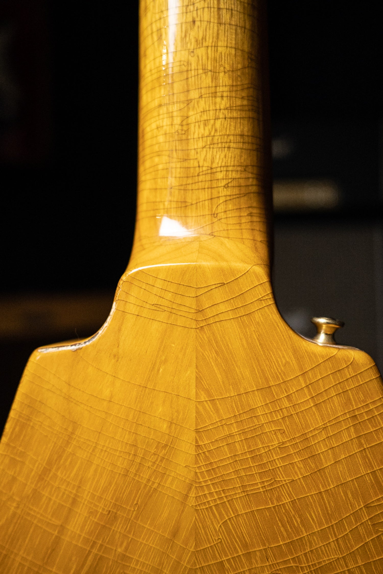 Gibson Custom Shop 58 Korina Flying V Brazilian Rosewood Fingerboard Murphy Lab Light Aged GH Electric Guitar - Natural 81081