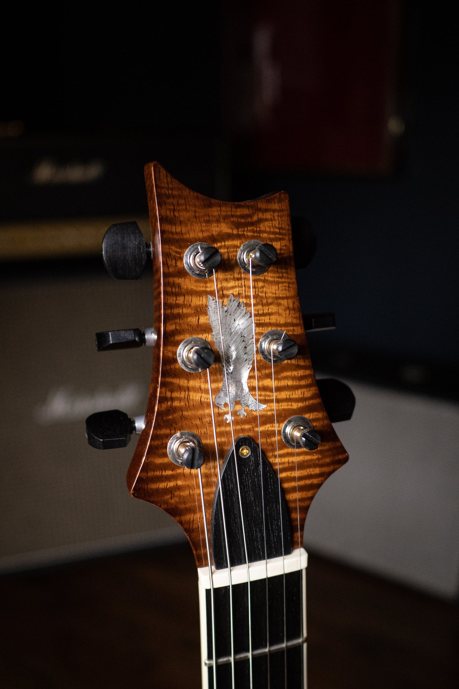 2019 Paul Reed Smith Private Stock Hollow Body II 594 #7690 Electric Guitar - Natural W Light Smoke Burst