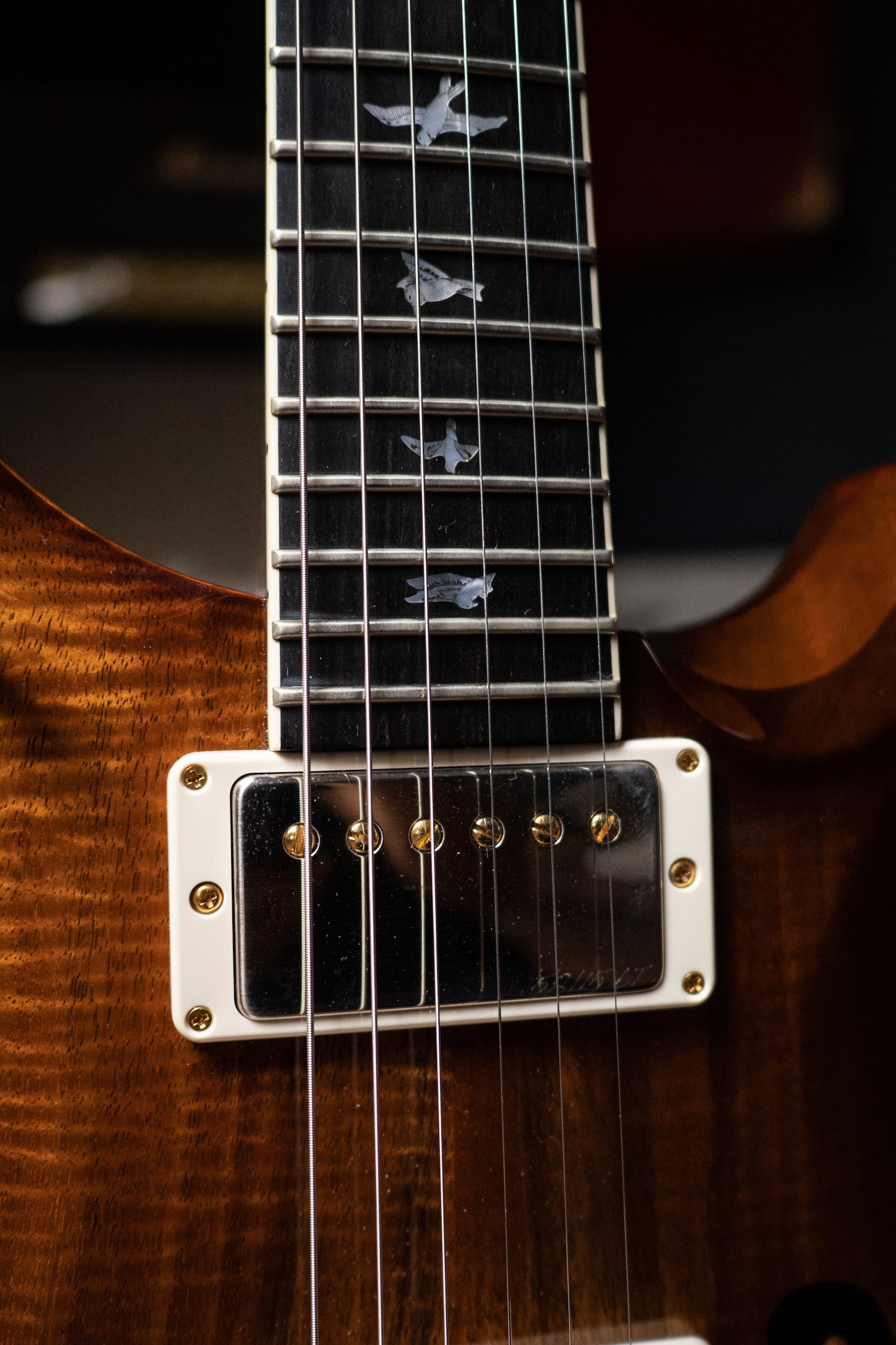 2019 Paul Reed Smith Private Stock Hollow Body II 594 #7690 Electric Guitar - Natural W Light Smoke Burst
