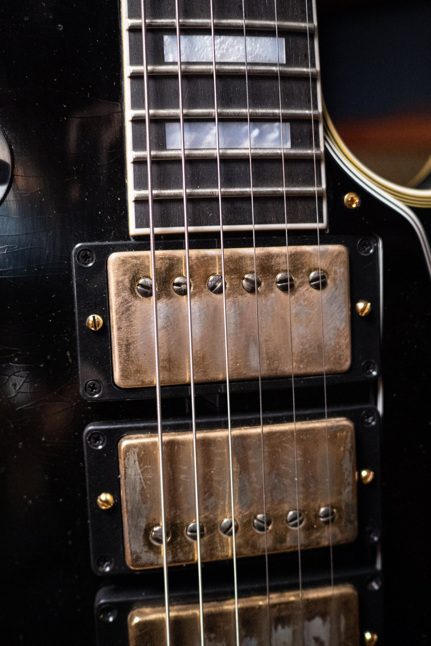 Gibson Custom Shop Murphy Lab 1957 Les Paul Custom 3 Pickup Ultra Heavy Aged - Ebony