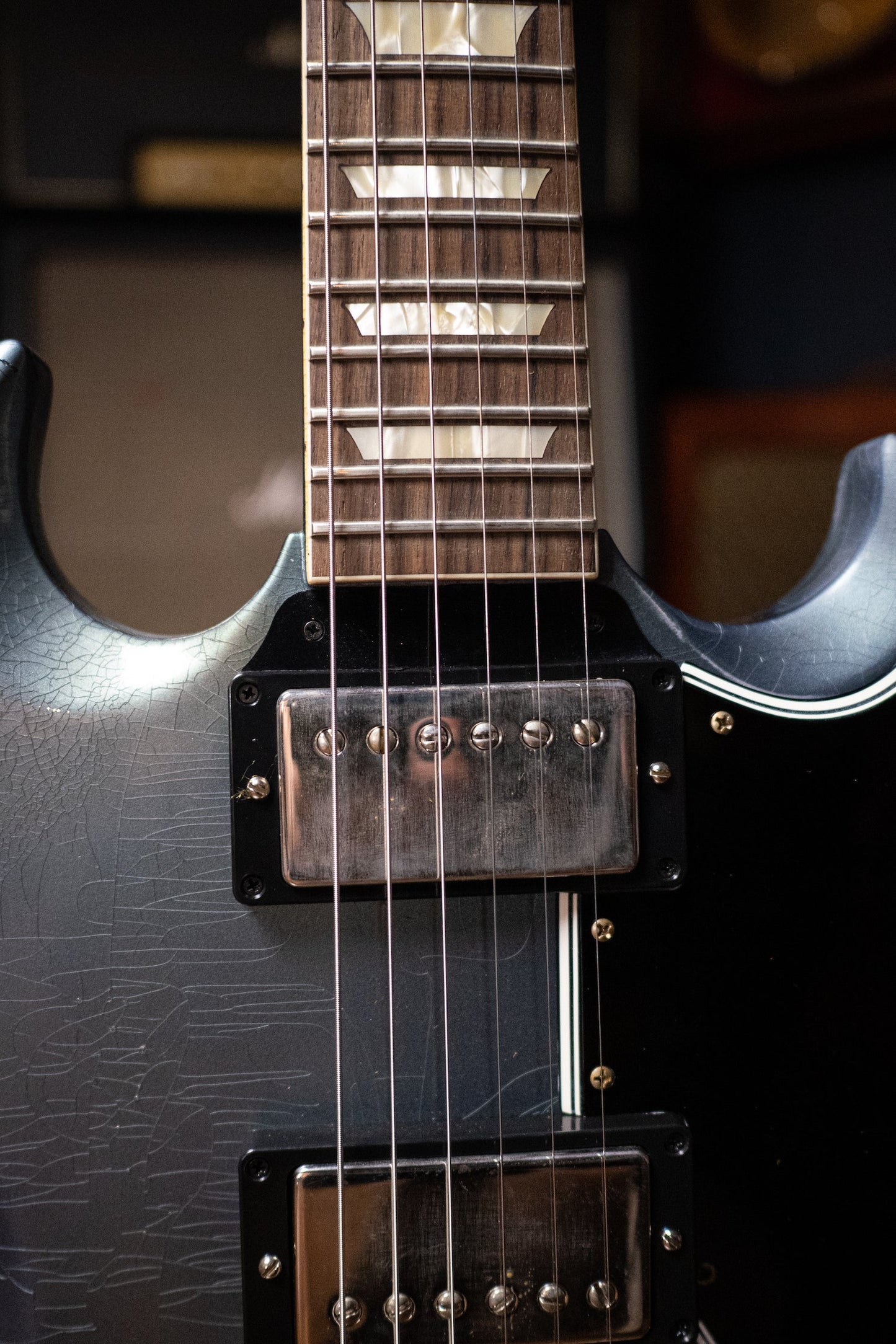 Gibson Custom Shop Murphy Lab 1964 SG Standard Stop Bar Light Aged - Pelham Blue