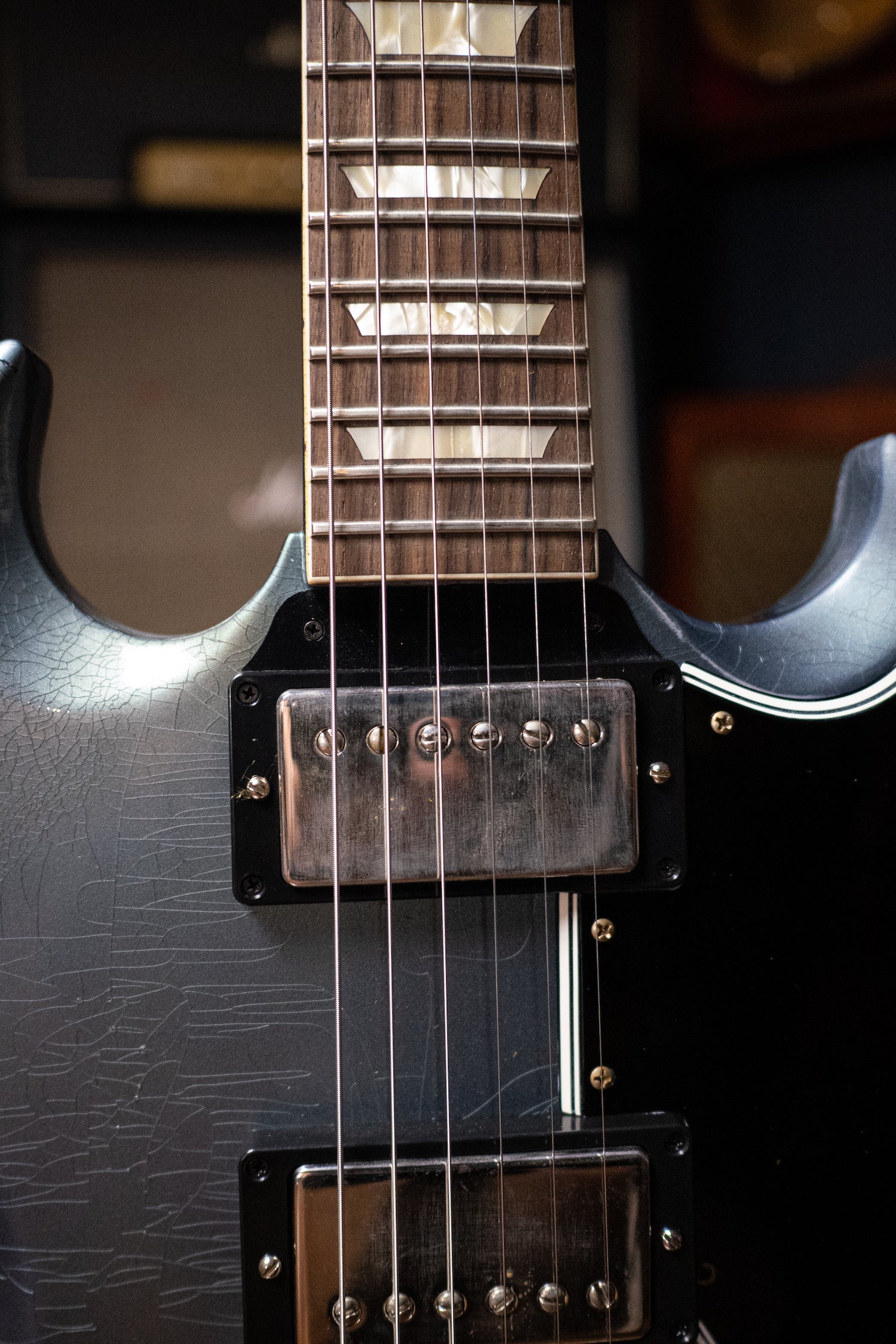 Gibson Custom Shop Murphy Lab 1964 SG Standard Stop Bar Light Aged - Pelham Blue