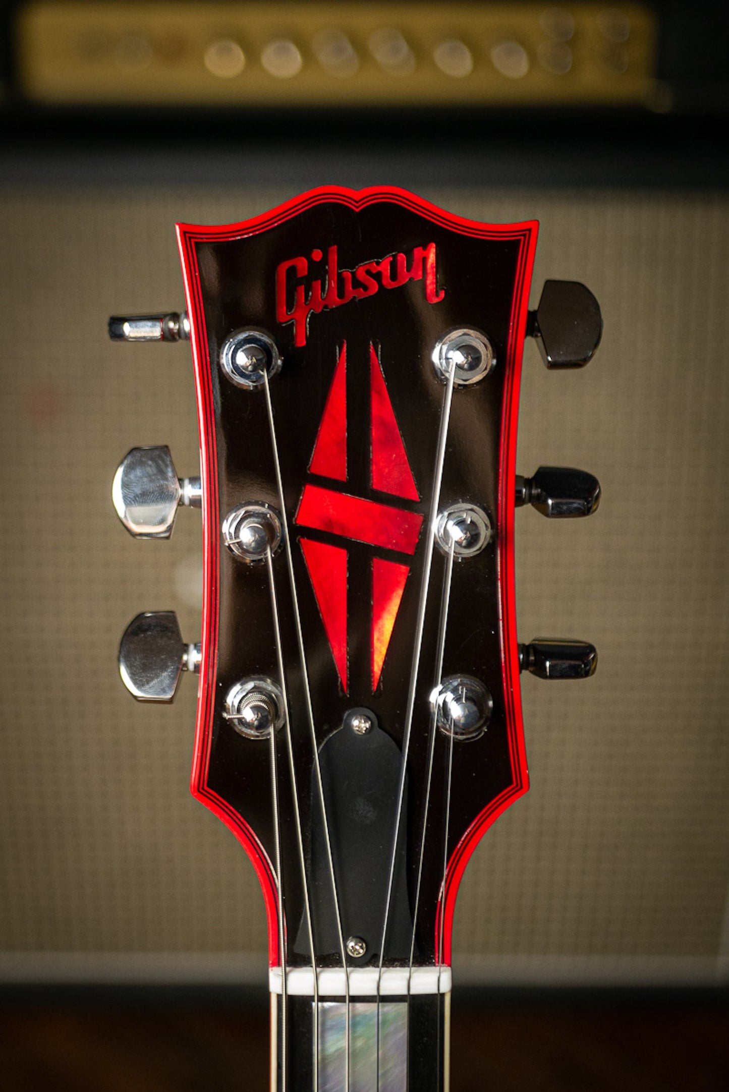 2009 Gibson Les Paul LPR7 Black Widow Electric Guitar - Black/Red