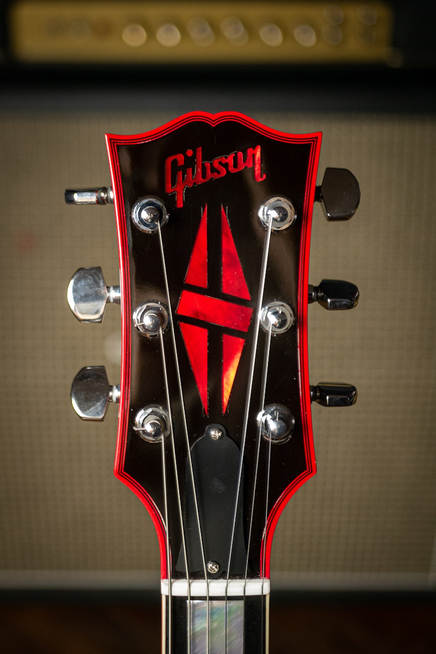 2009 Gibson Les Paul LPR7 Black Widow Electric Guitar - Black/Red