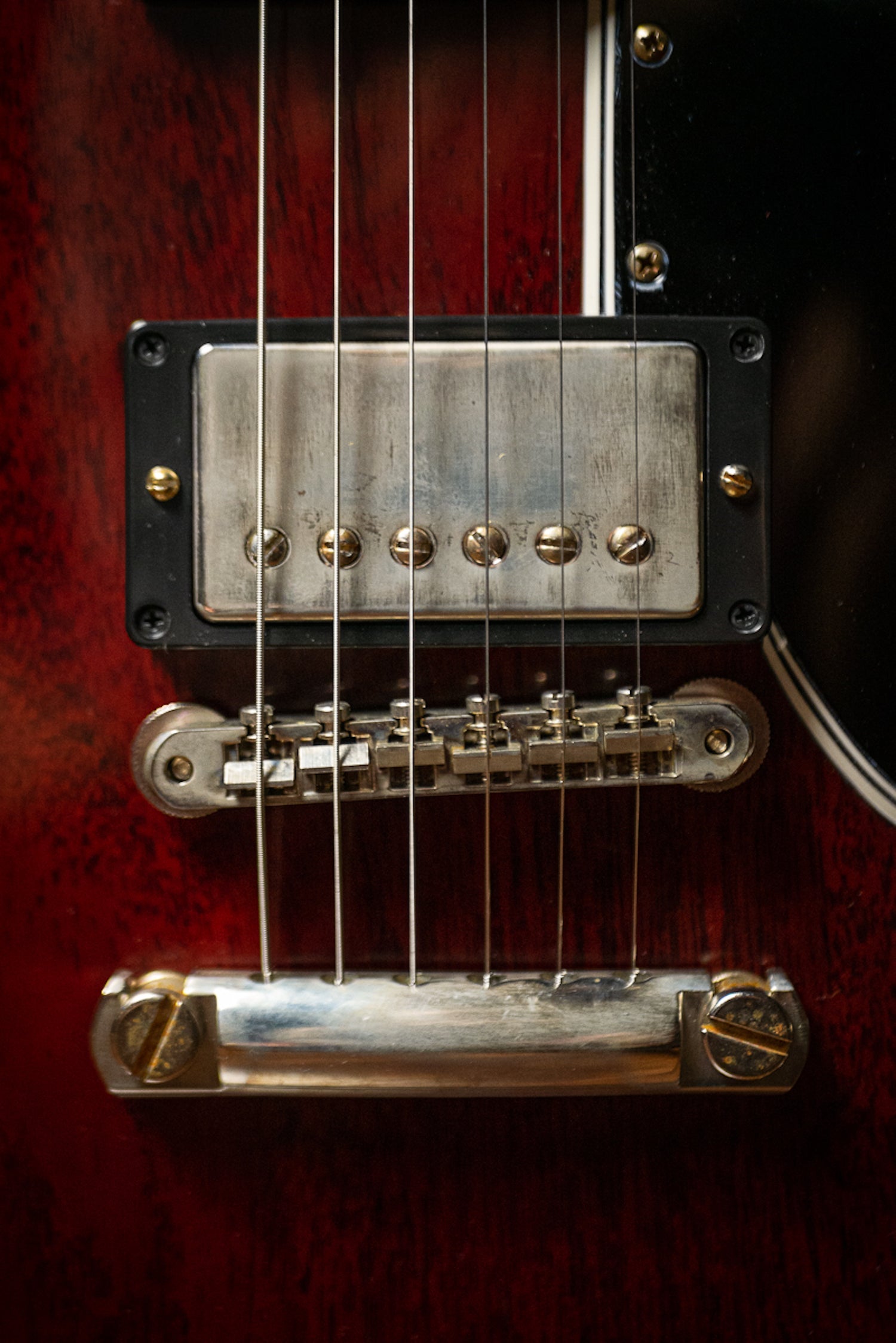 Gibson Custom Shop 1961 Les Paul SG Standard Reissue Stop Bar Electric Guitar - Cherry Red