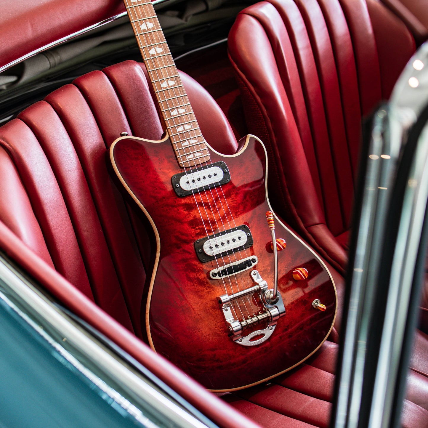 Powers Electric A-Type Select Birdseye Maple FF42 - Lava Burst