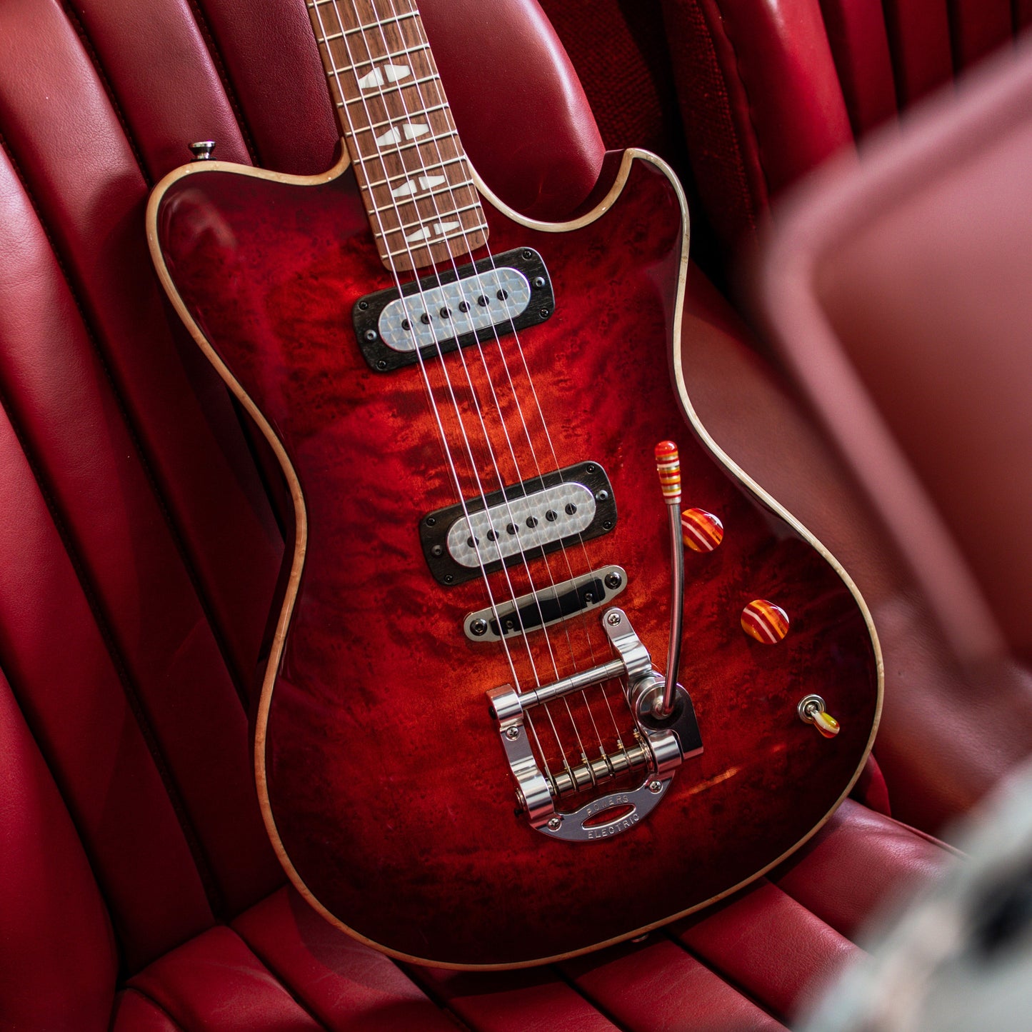 Powers Electric A-Type Select Birdseye Maple FF42 - Lava Burst