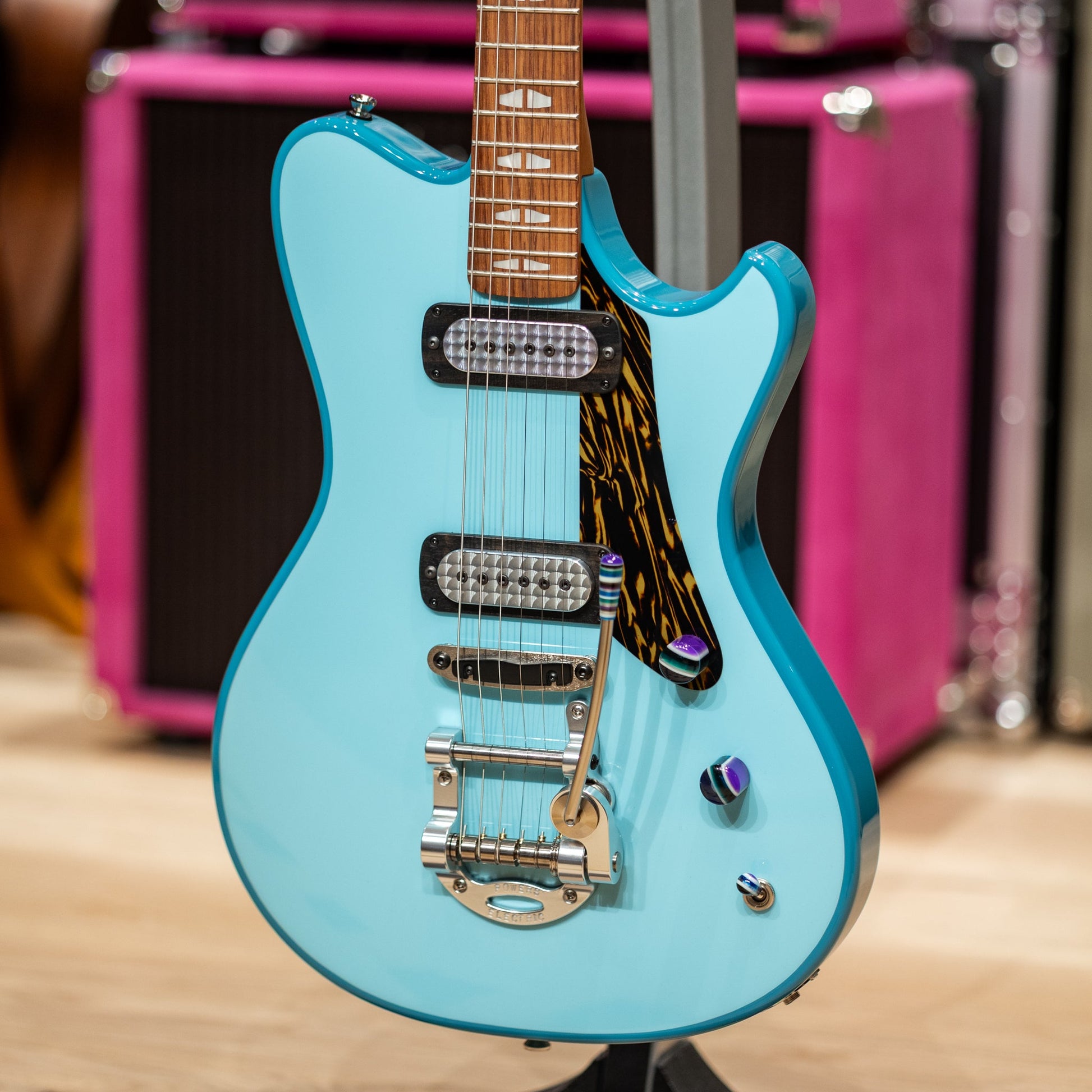 Powers Electric A-Type FF42 Two-Tone - Larkspur Blue & Cascade Blue
