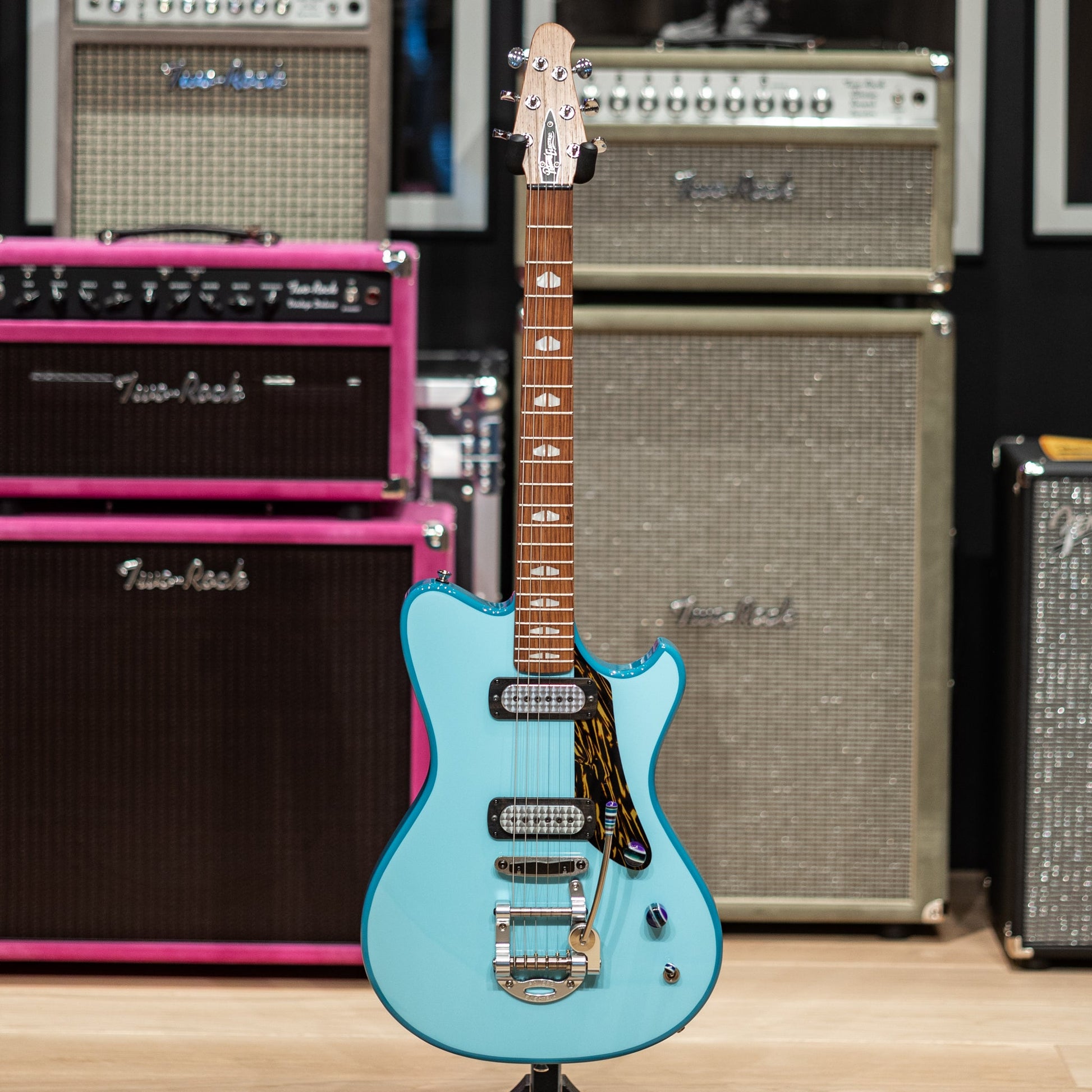 Powers Electric A-Type FF42 Two-Tone - Larkspur Blue & Cascade Blue