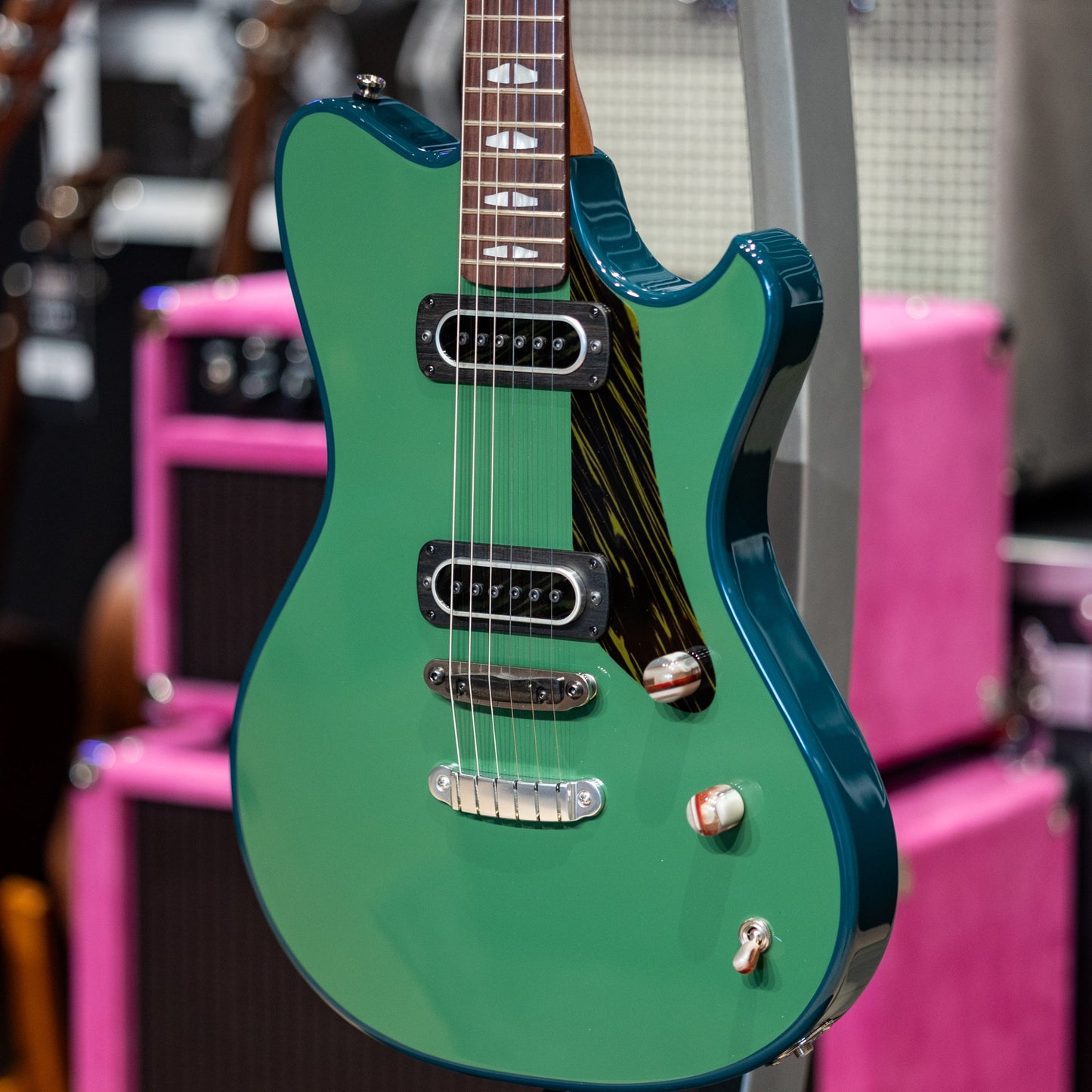 Powers Electric A-Type PF42 Two-Tone - Leaf Green & Fjord Green