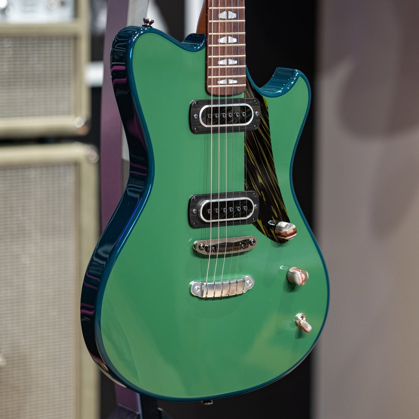 Powers Electric A-Type PF42 Two-Tone - Leaf Green & Fjord Green
