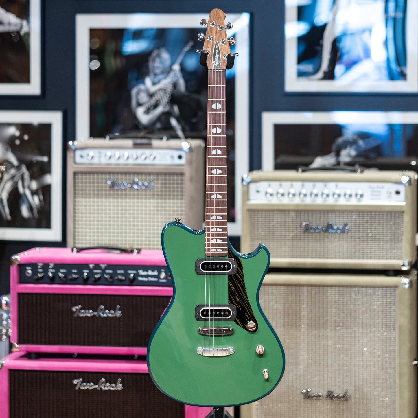Powers Electric A-Type PF42 Two-Tone - Leaf Green & Fjord Green