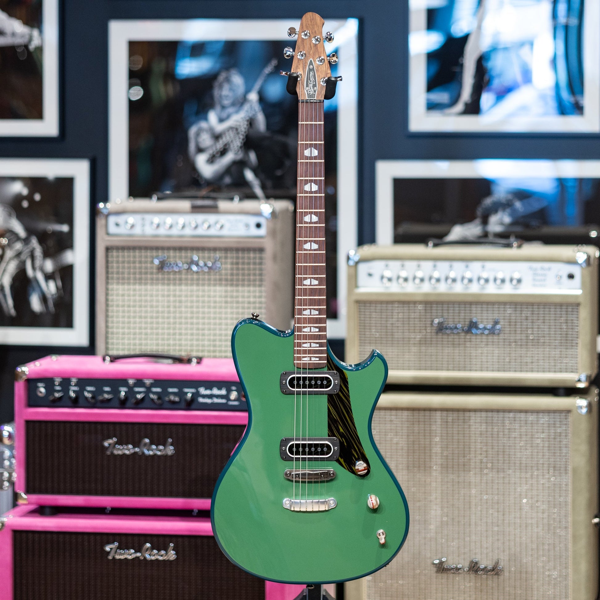 Powers Electric A-Type PF42 Two-Tone - Leaf Green & Fjord Green