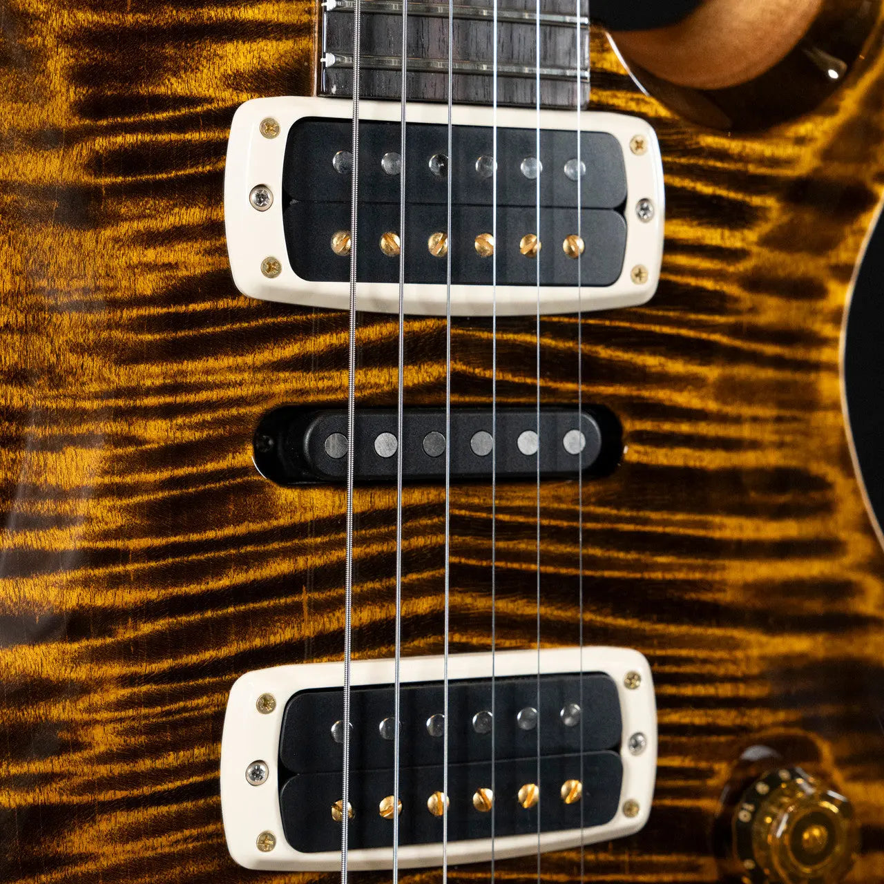 PRS Modern Eagle V Yellow Tiger 10-Top