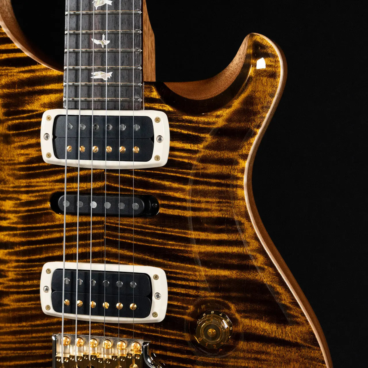 PRS Modern Eagle V Yellow Tiger 10-Top