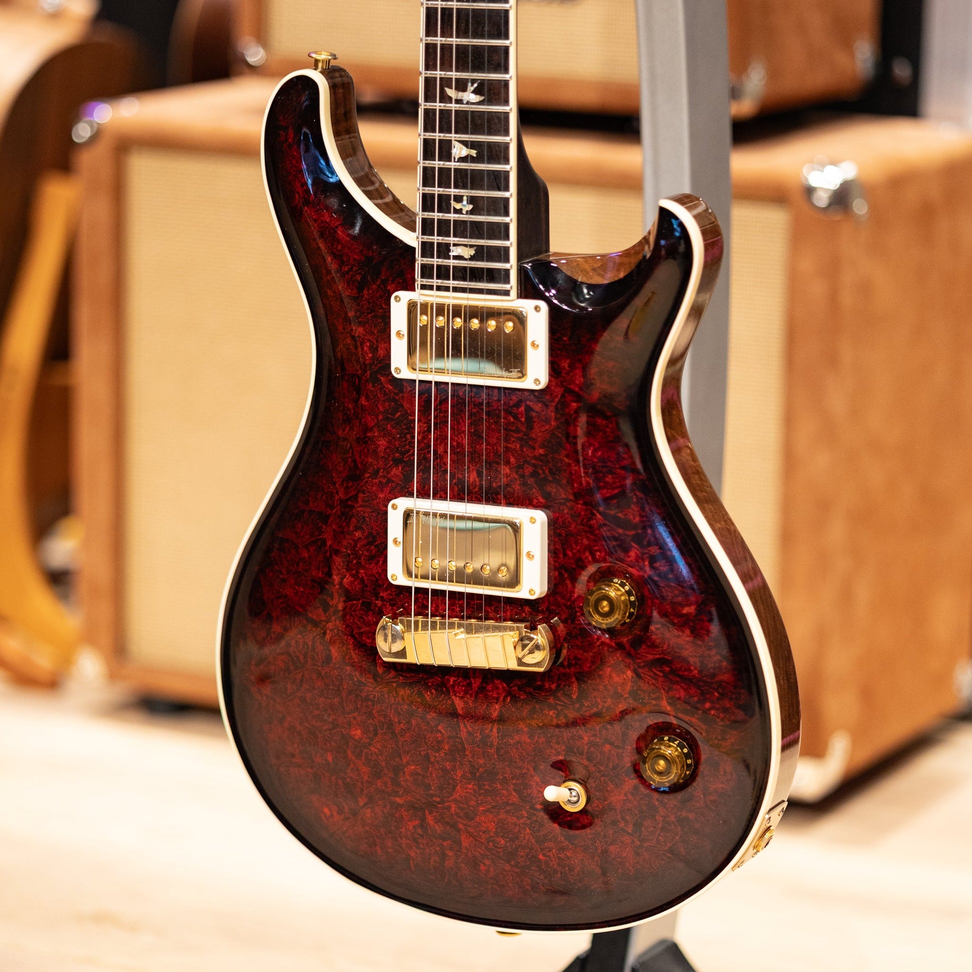 PRS McCarty Private Stock Brazilian #11735 - Fire Red Smokeburst