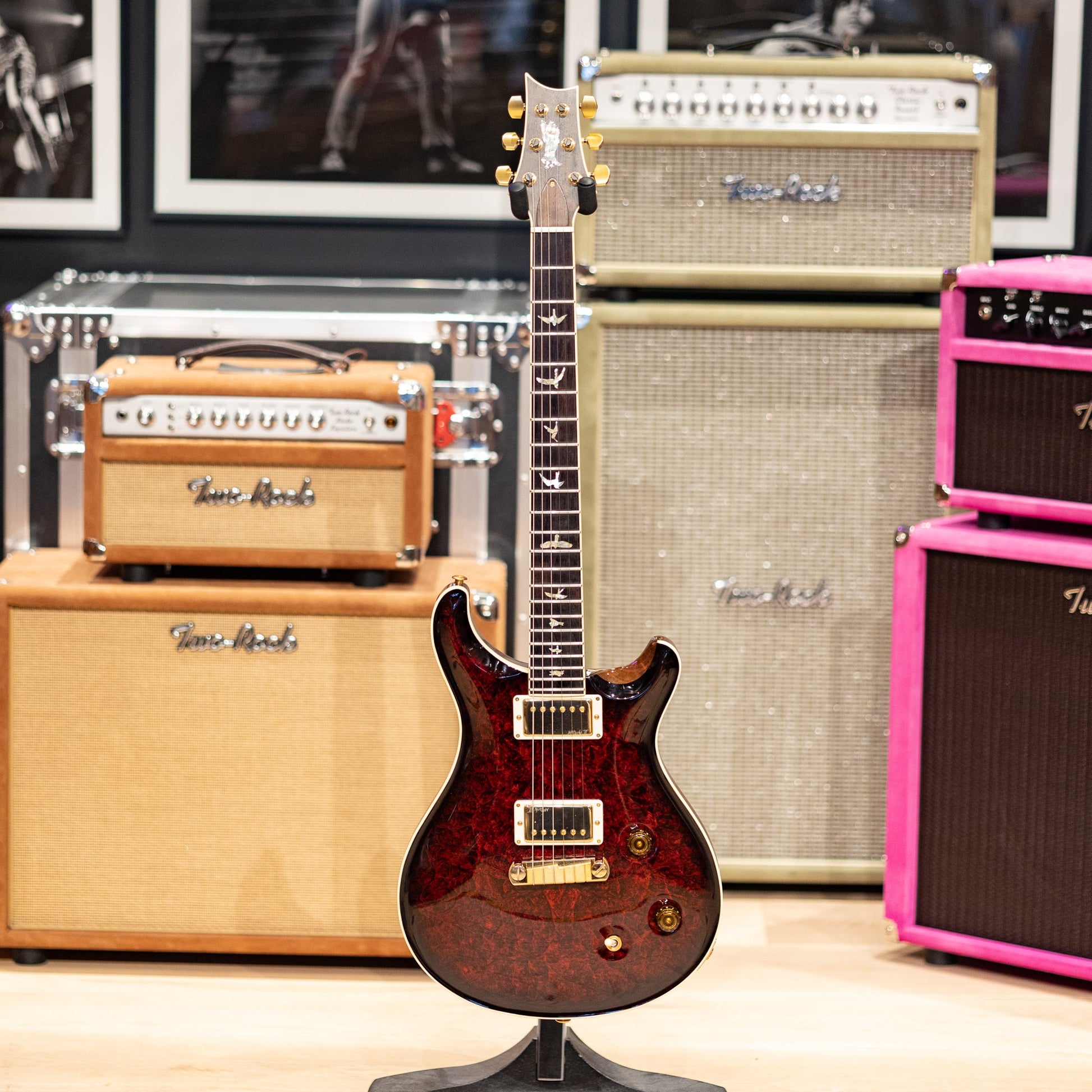 PRS McCarty Private Stock Brazilian #11735 - Fire Red Smokeburst