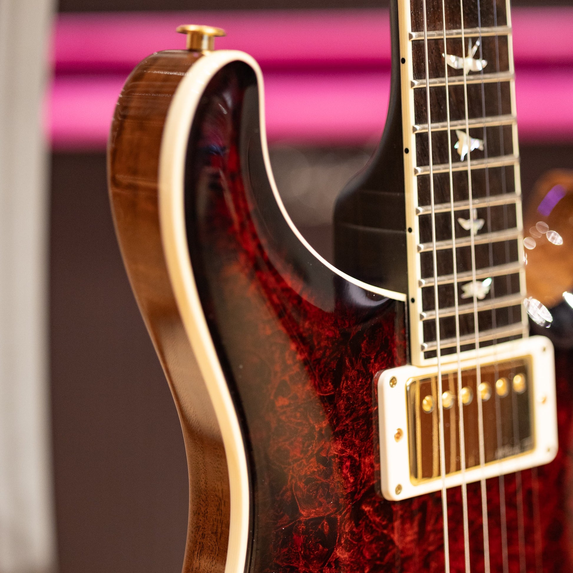 PRS McCarty Private Stock Brazilian #11735 - Fire Red Smokeburst