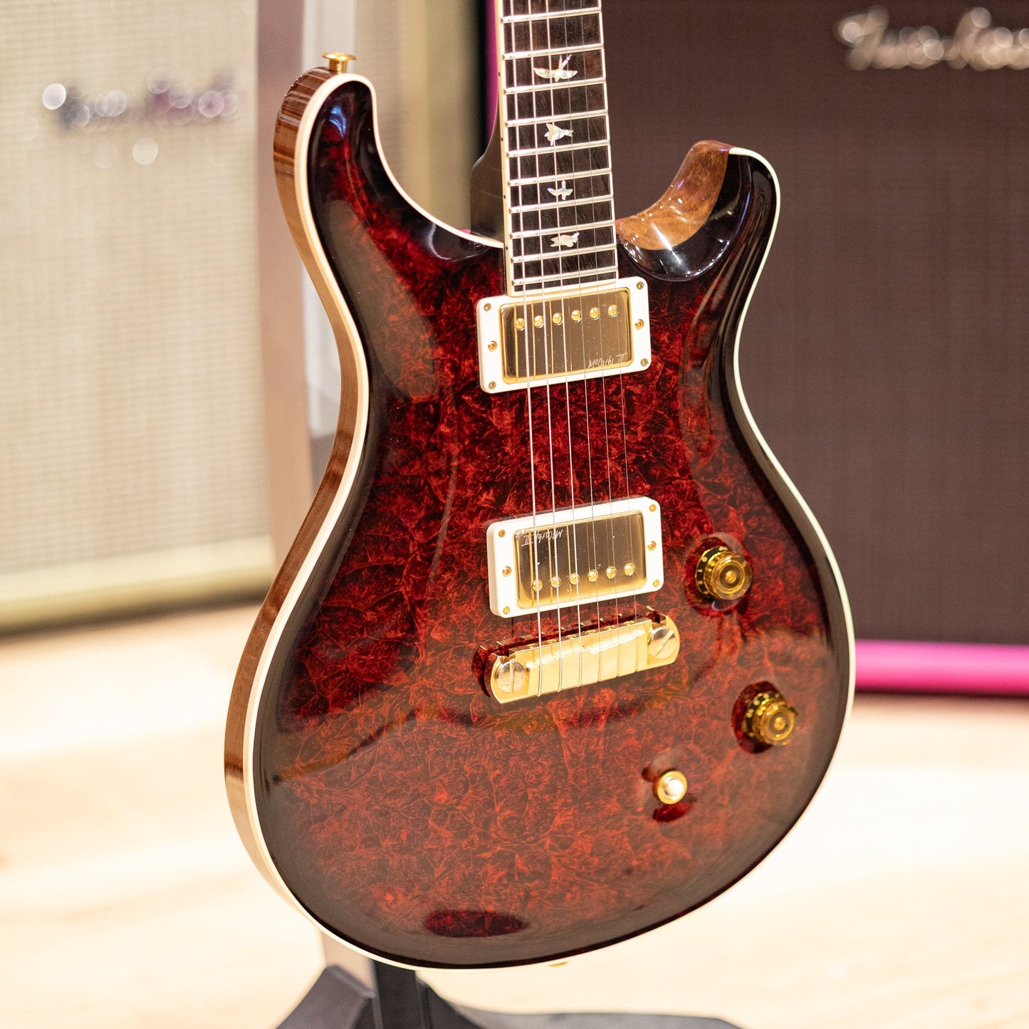 PRS McCarty Private Stock Brazilian #11735 - Fire Red Smokeburst