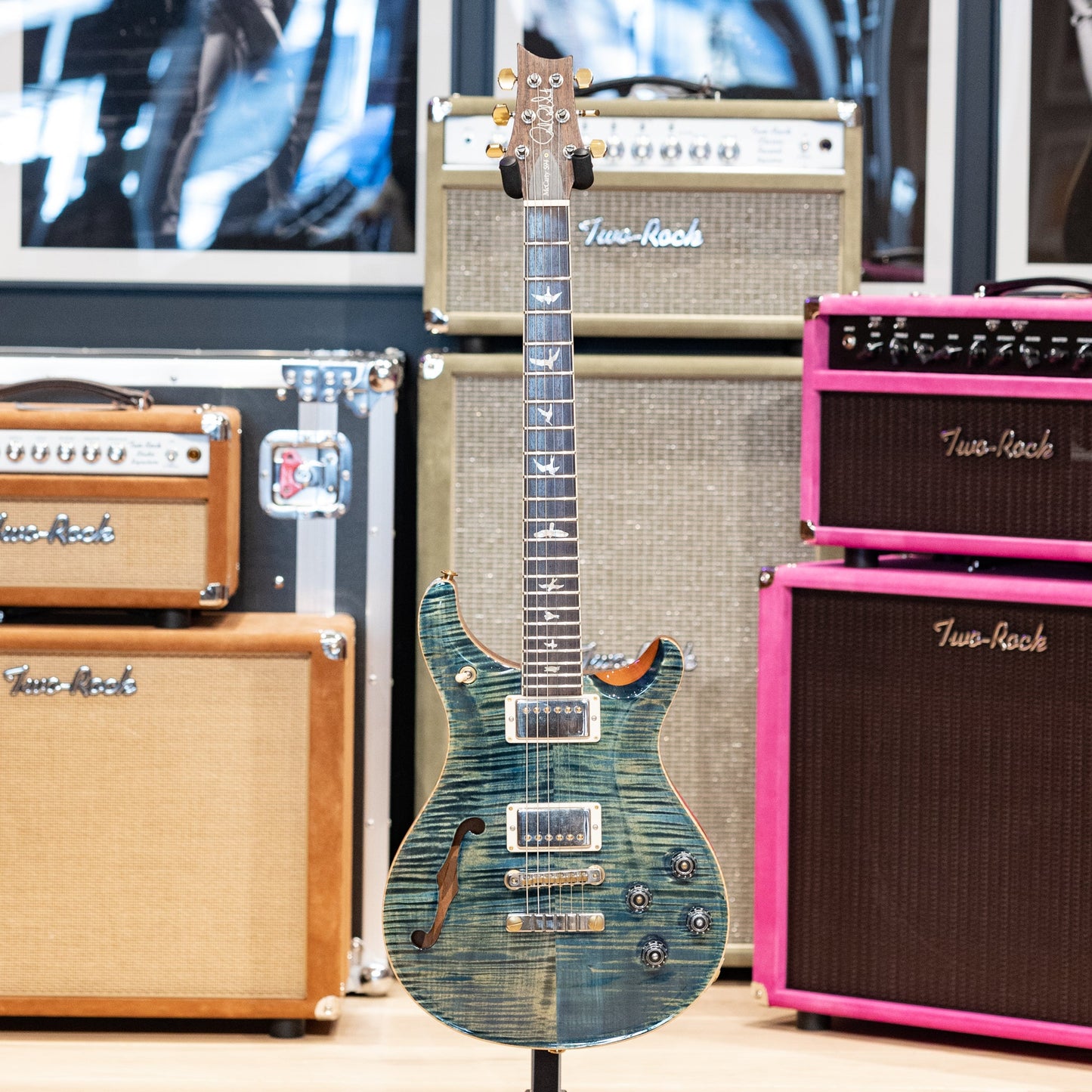 PRS McCarty 594 Semi-Hollow LTD 10-Top - Faded Blue Jean