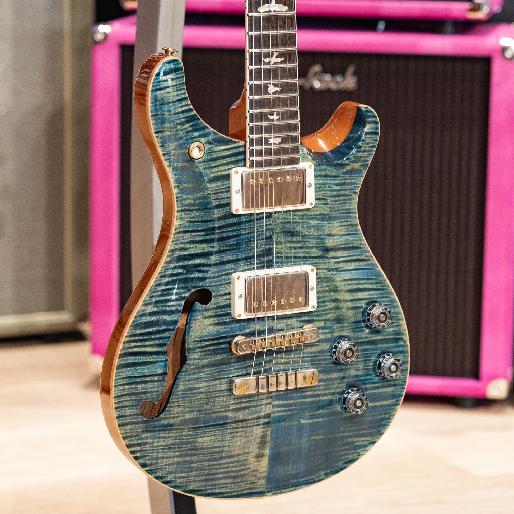 PRS McCarty 594 Semi-Hollow LTD 10-Top - Faded Blue Jean