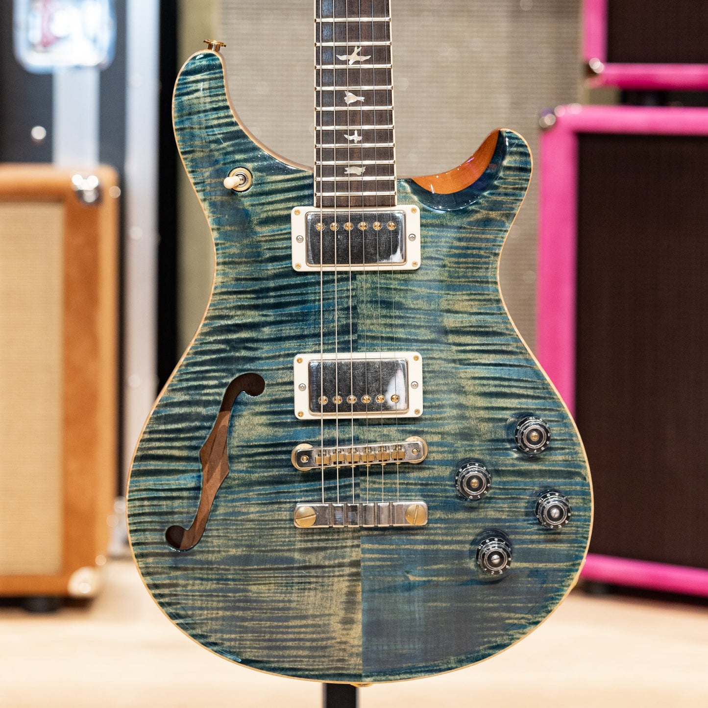 PRS McCarty 594 Semi-Hollow LTD 10-Top - Faded Blue Jean