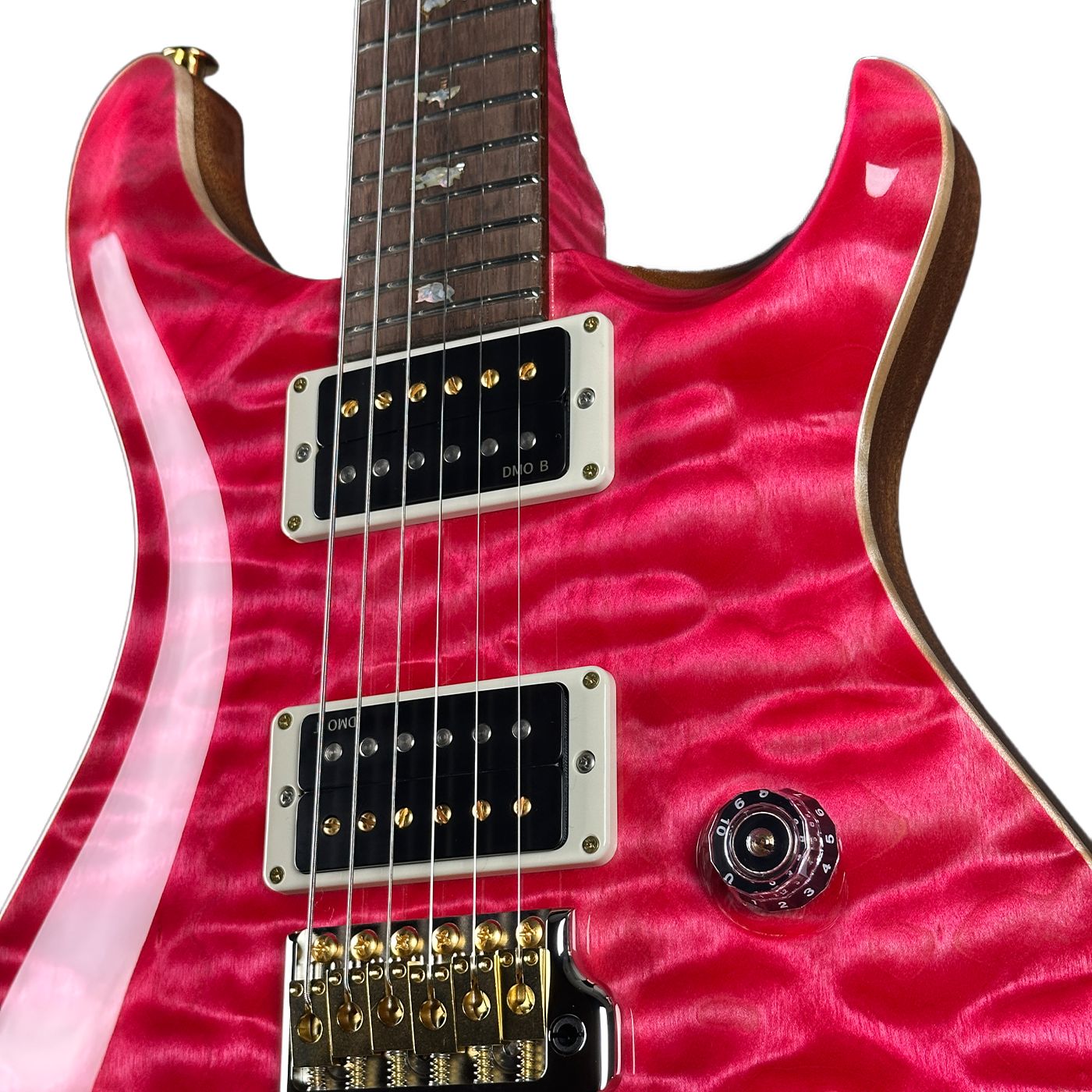 PRS Wood Library Custom 24 Quilt 10 Top Bonni Pink w/case 0409208