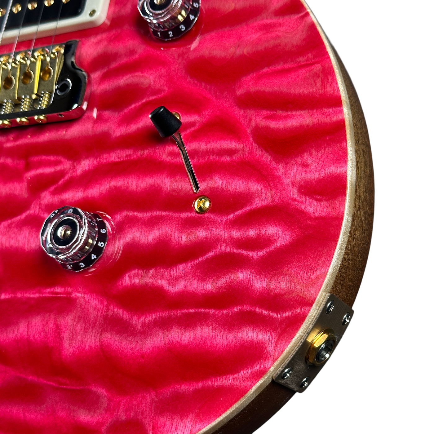 PRS Wood Library Custom 24 Quilt 10 Top Bonni Pink w/case 0409208