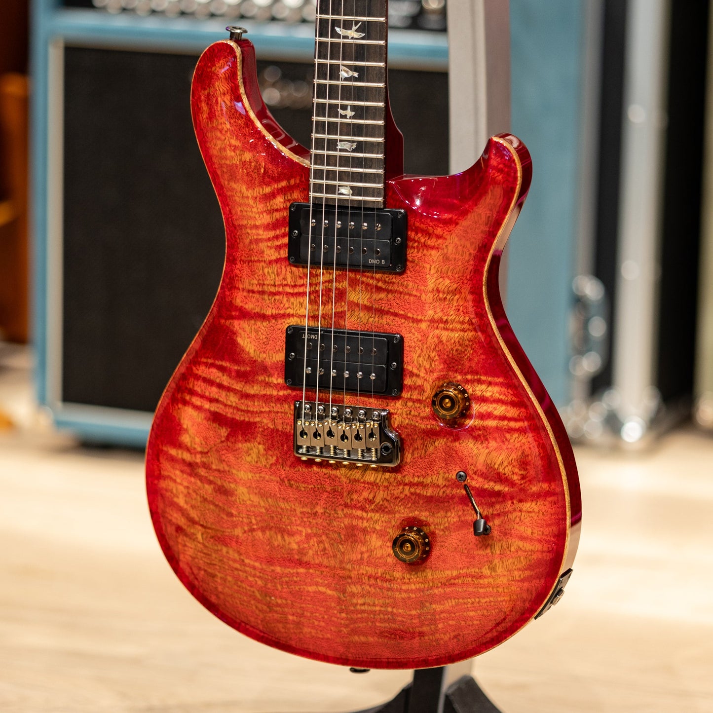 PRS Custom 24 Mango Top Limited Edition - Blood Orange