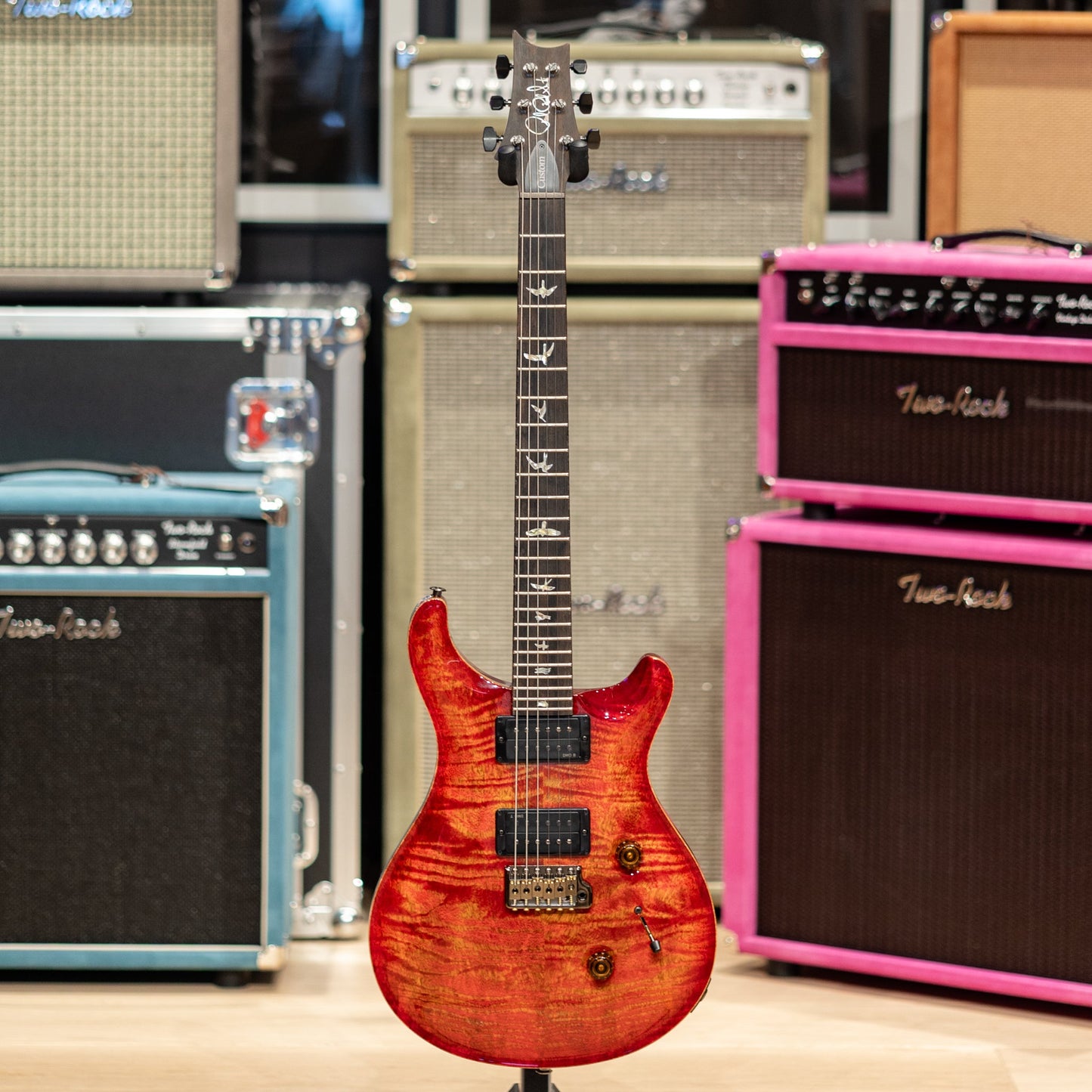 PRS Custom 24 Mango Top Limited Edition - Blood Orange