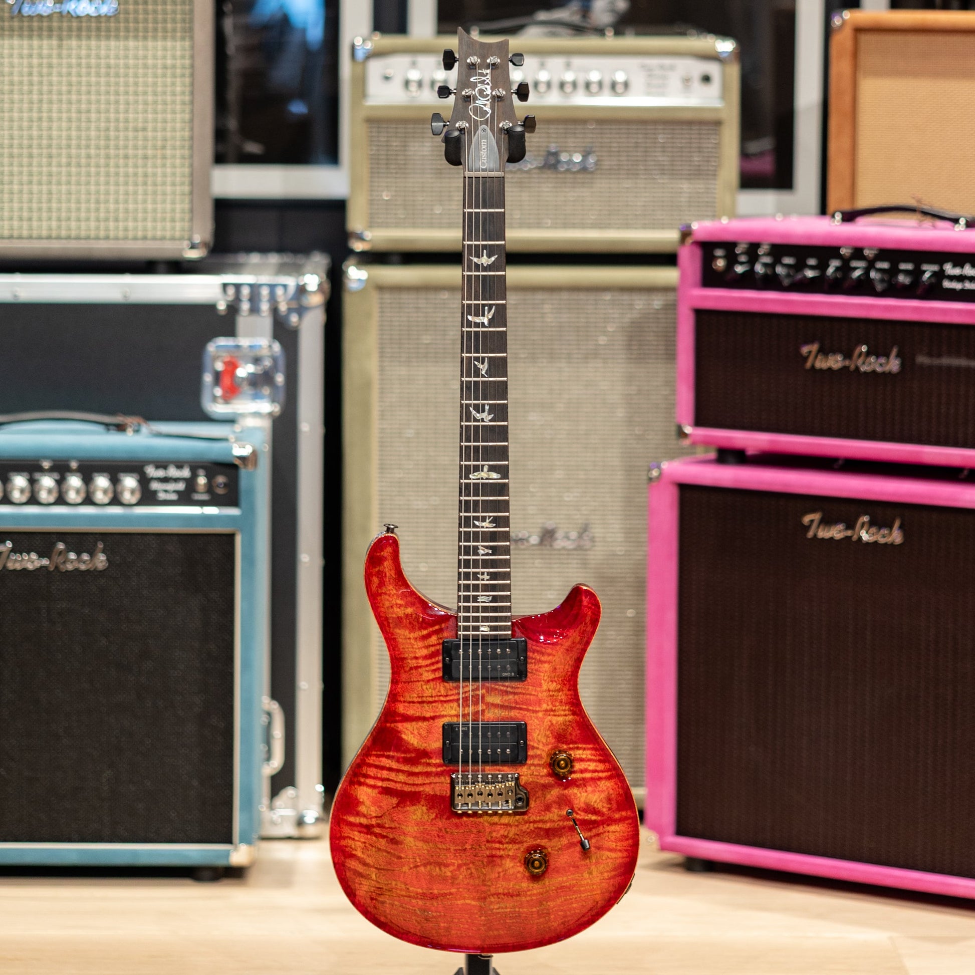 PRS Custom 24 Mango Top Limited Edition - Blood Orange
