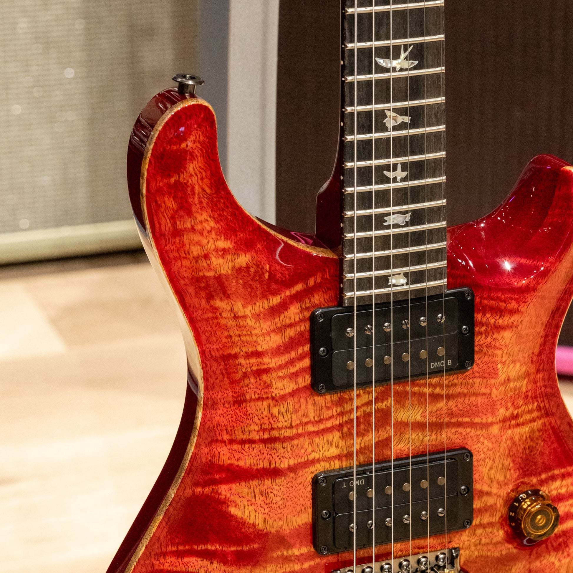 PRS Custom 24 Mango Top Limited Edition - Blood Orange