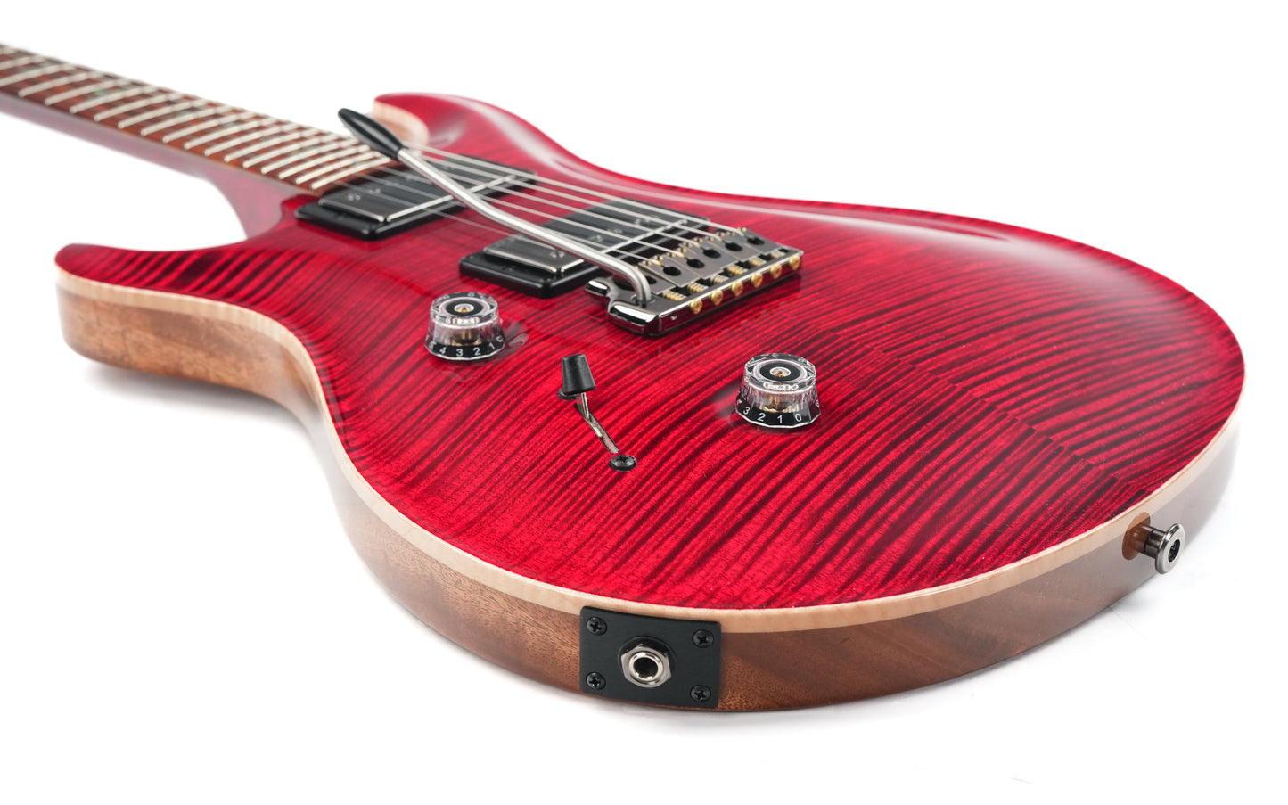 PRS Custom 24 Wood Library Red Tiger Lefty