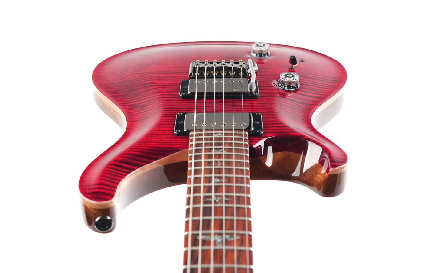 PRS Custom 24 Wood Library Red Tiger Lefty
