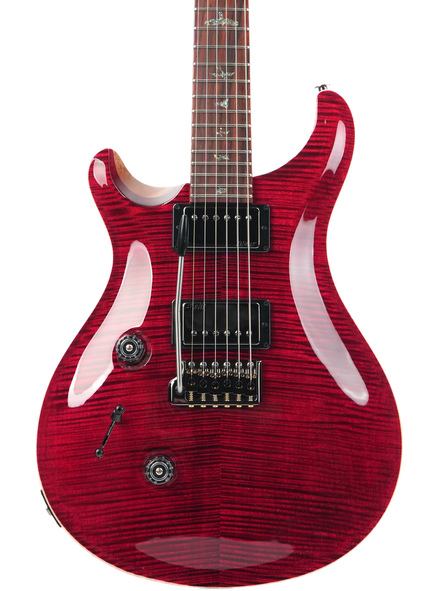 PRS Custom 24 Wood Library Red Tiger Lefty