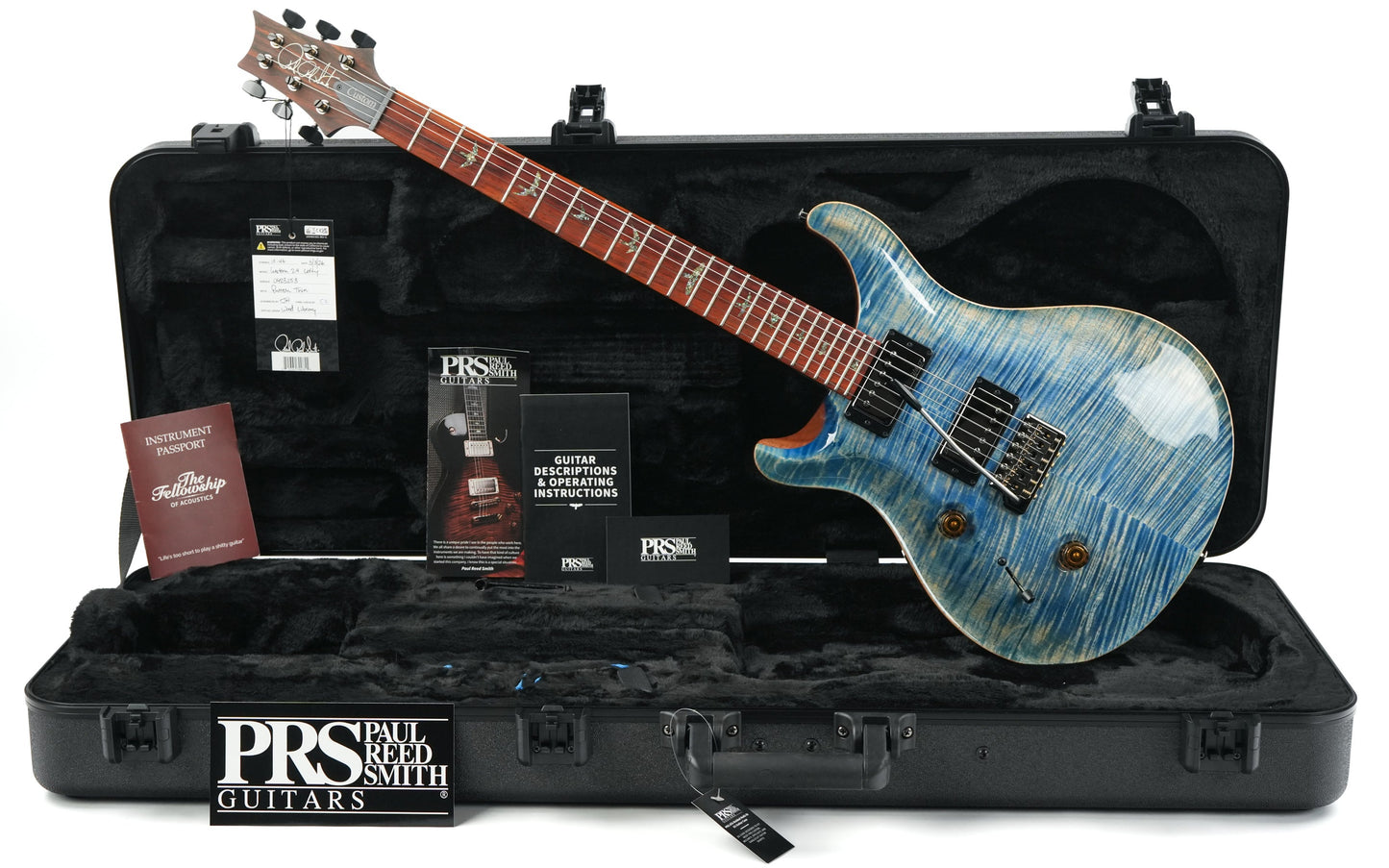 PRS Wood Library Custom 24 Faded Blue Jean Lefty
