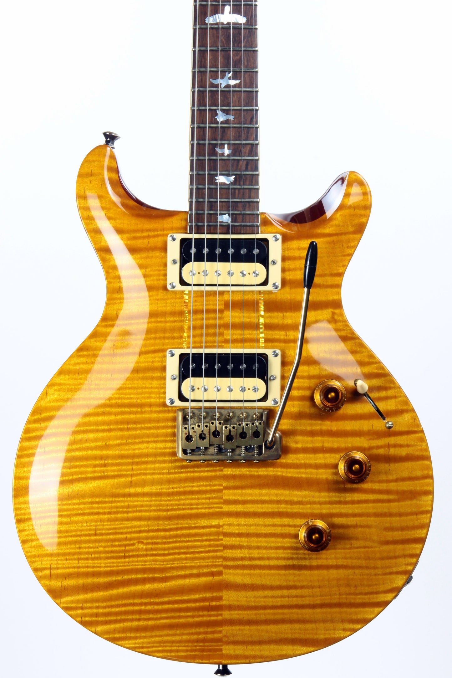 2009 PRS Howard Leese Private Stock Golden Eagle Paul Reed Smith - Brazilian Rosewood, Santana Headstock, Vintage Yellow