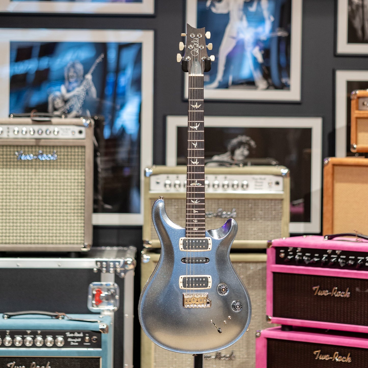 PRS Modern Eagle V - "Sprayer's Choice" Silver Metallic Sparkle