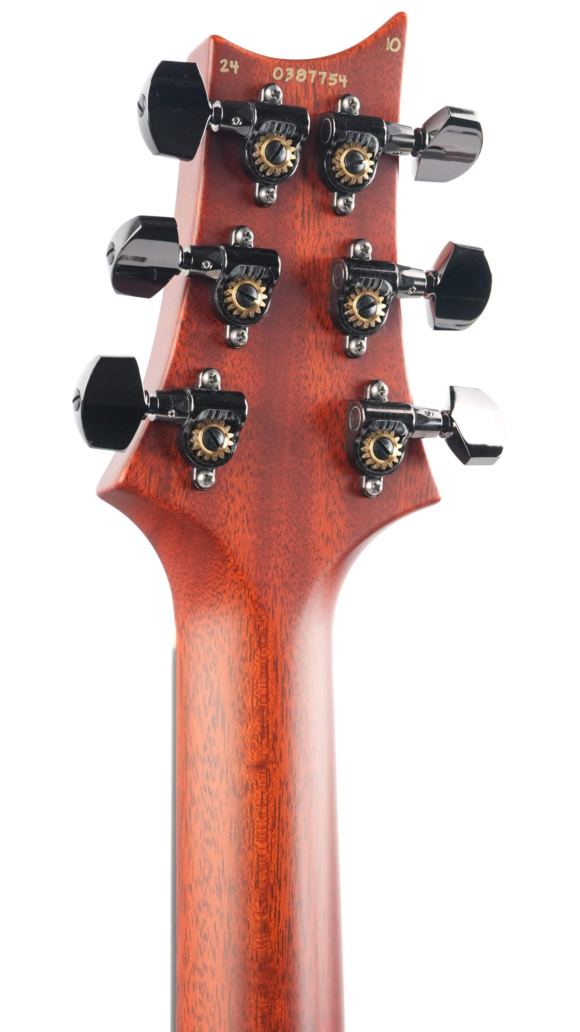 PRS Modern Eagle V Wood Library Satin Ten Top Burnt Maple Leaf 2024