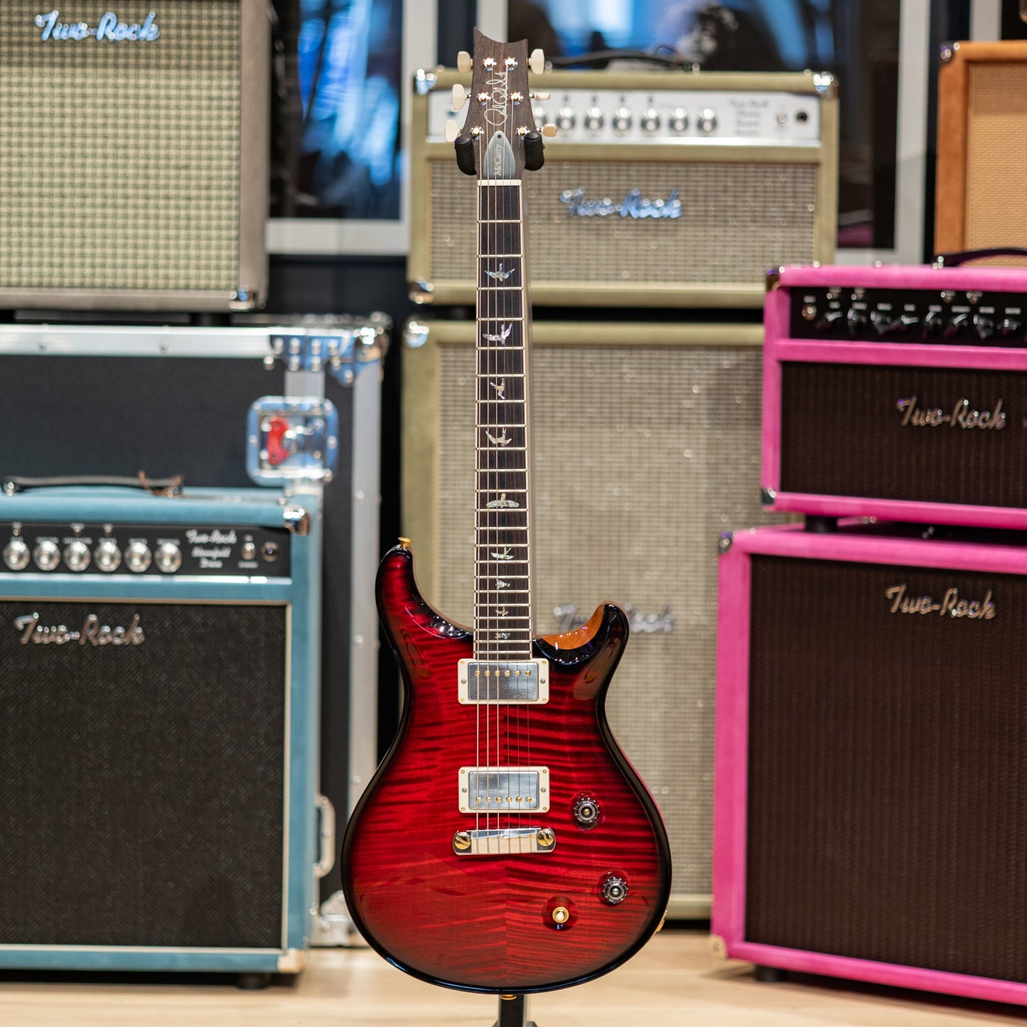 PRS McCarty 10-Top - Shaded Fire Red Burst