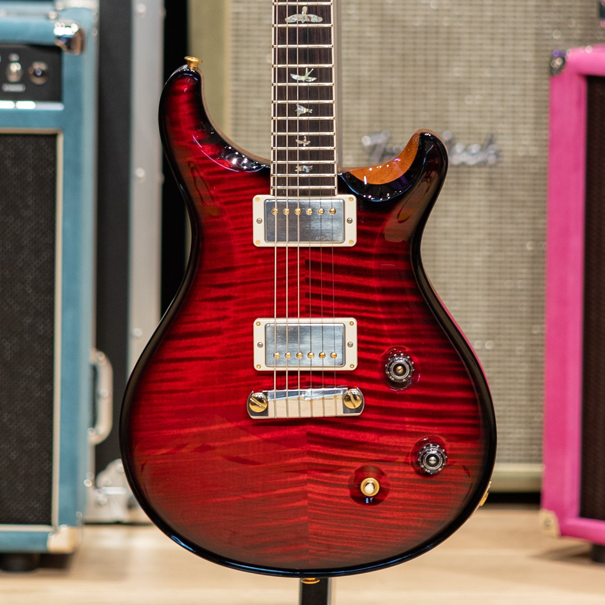 PRS McCarty 10-Top - Shaded Fire Red Burst