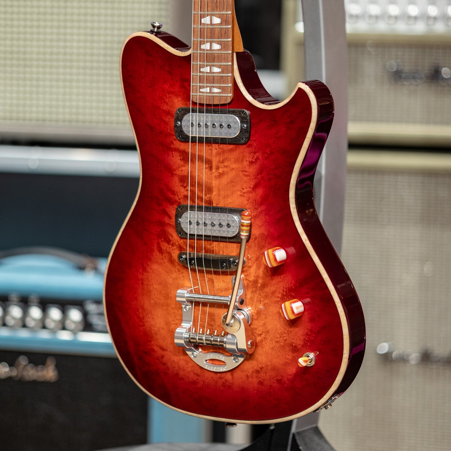 Powers Electric A-Type Select Birdseye Maple FF42 - Lava Burst